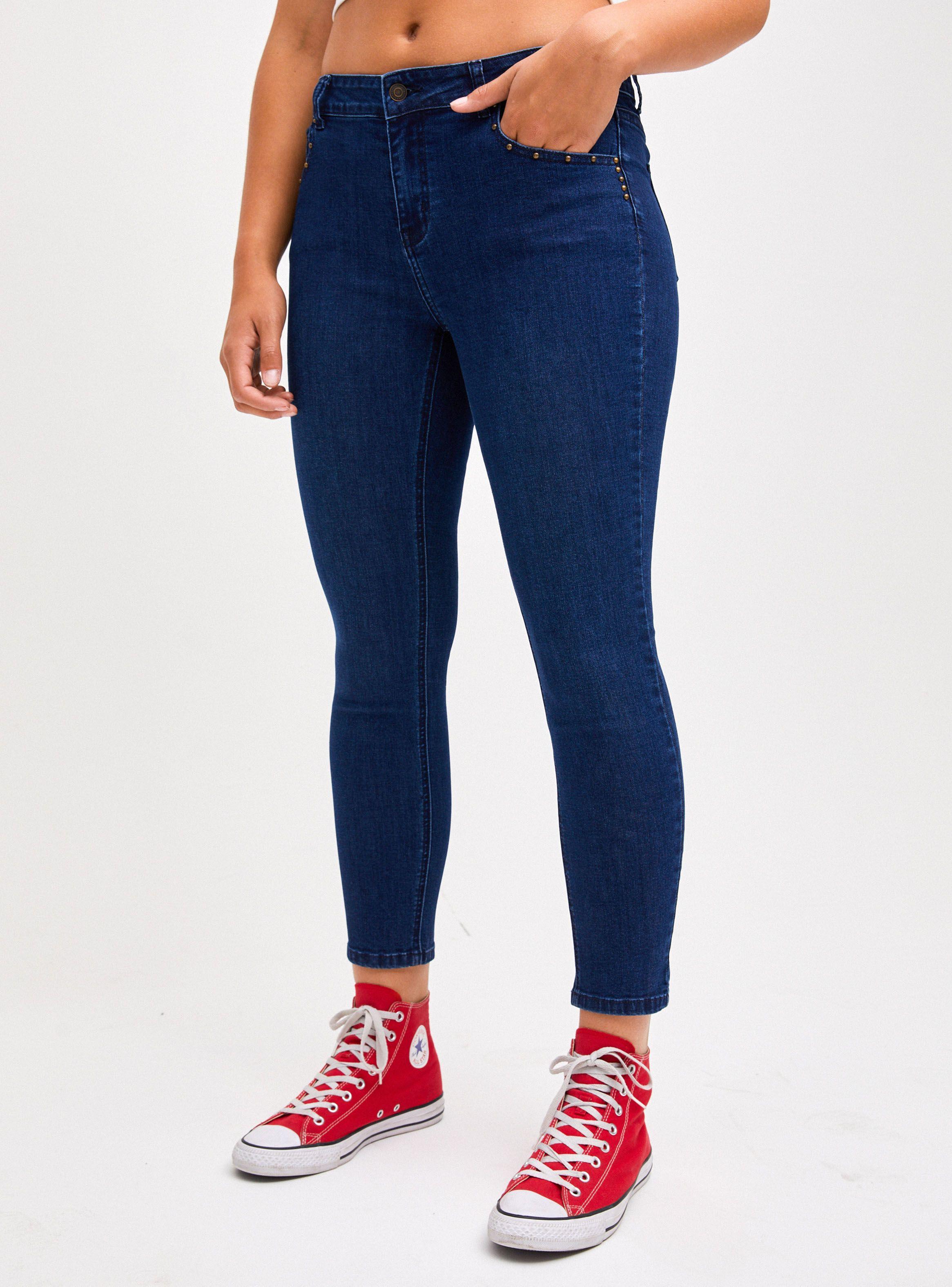 Jeans Super Skinny 5 Bolsillos Roturas-0