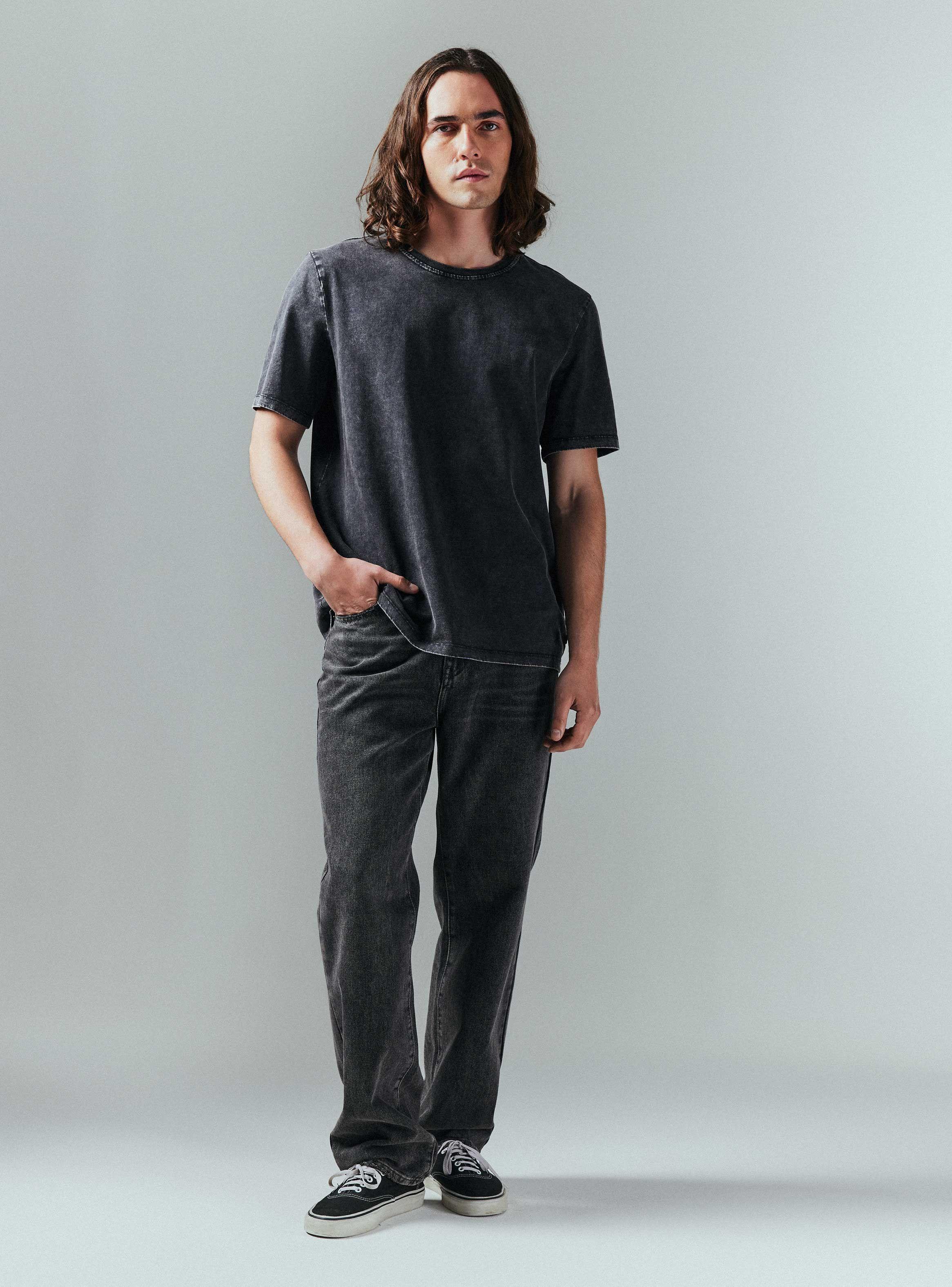 Jeans Relaxed Fit Sobreteñido-4