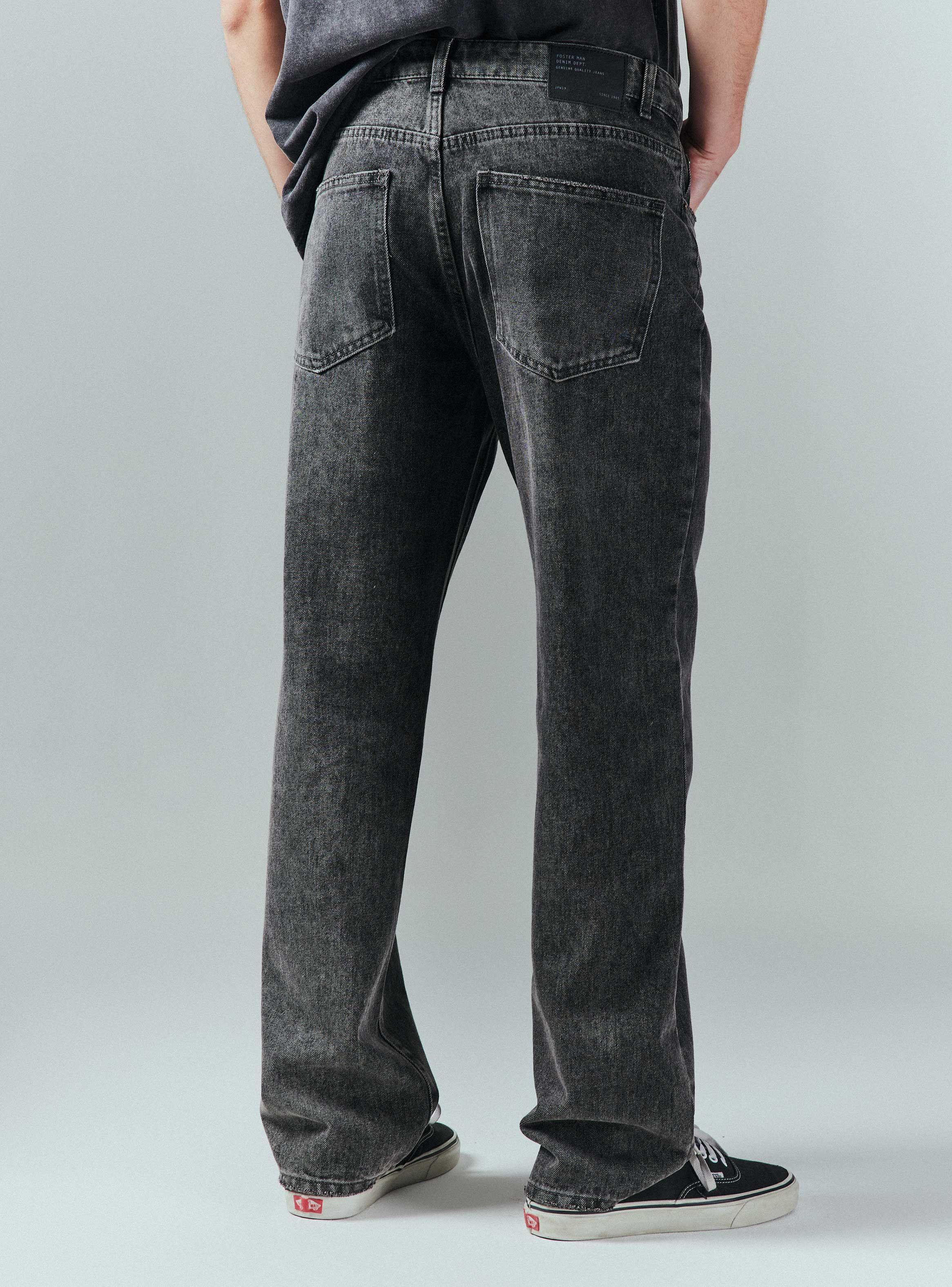 Jeans Relaxed Fit Sobreteñido-1