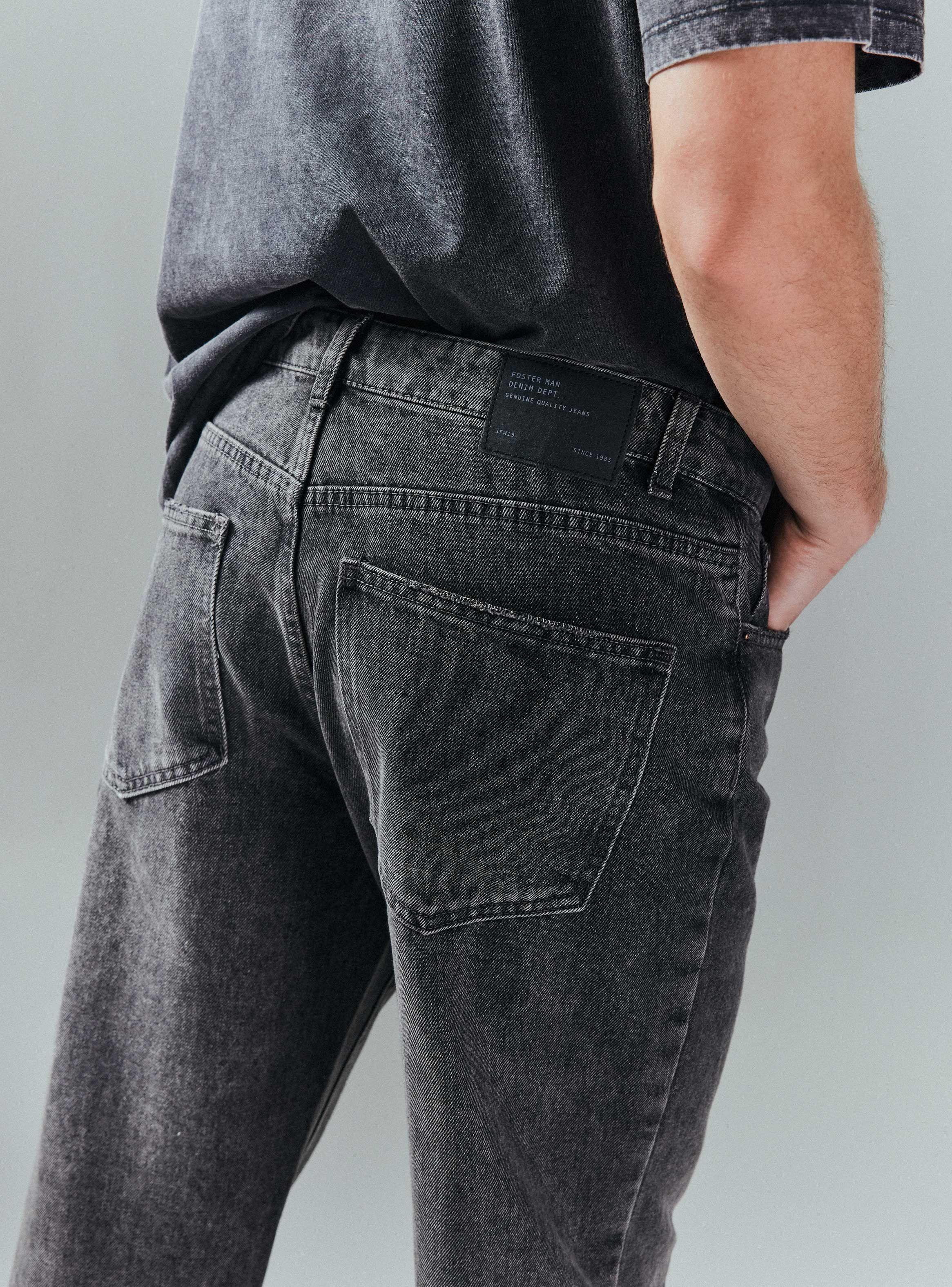 Jeans Relaxed Fit Sobreteñido-3