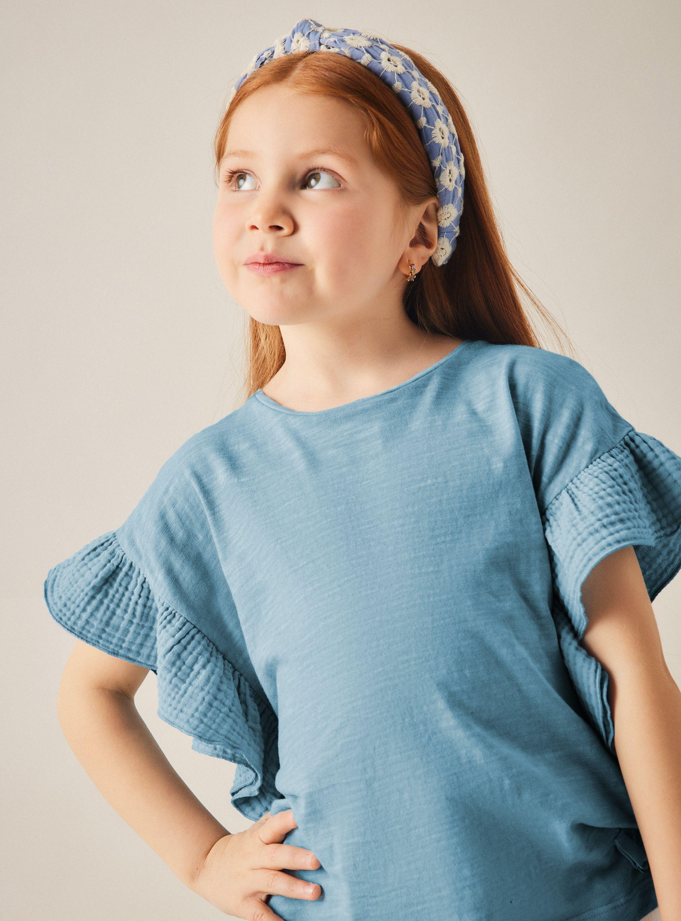 Polera Mangas con Vuelo Muselina-1