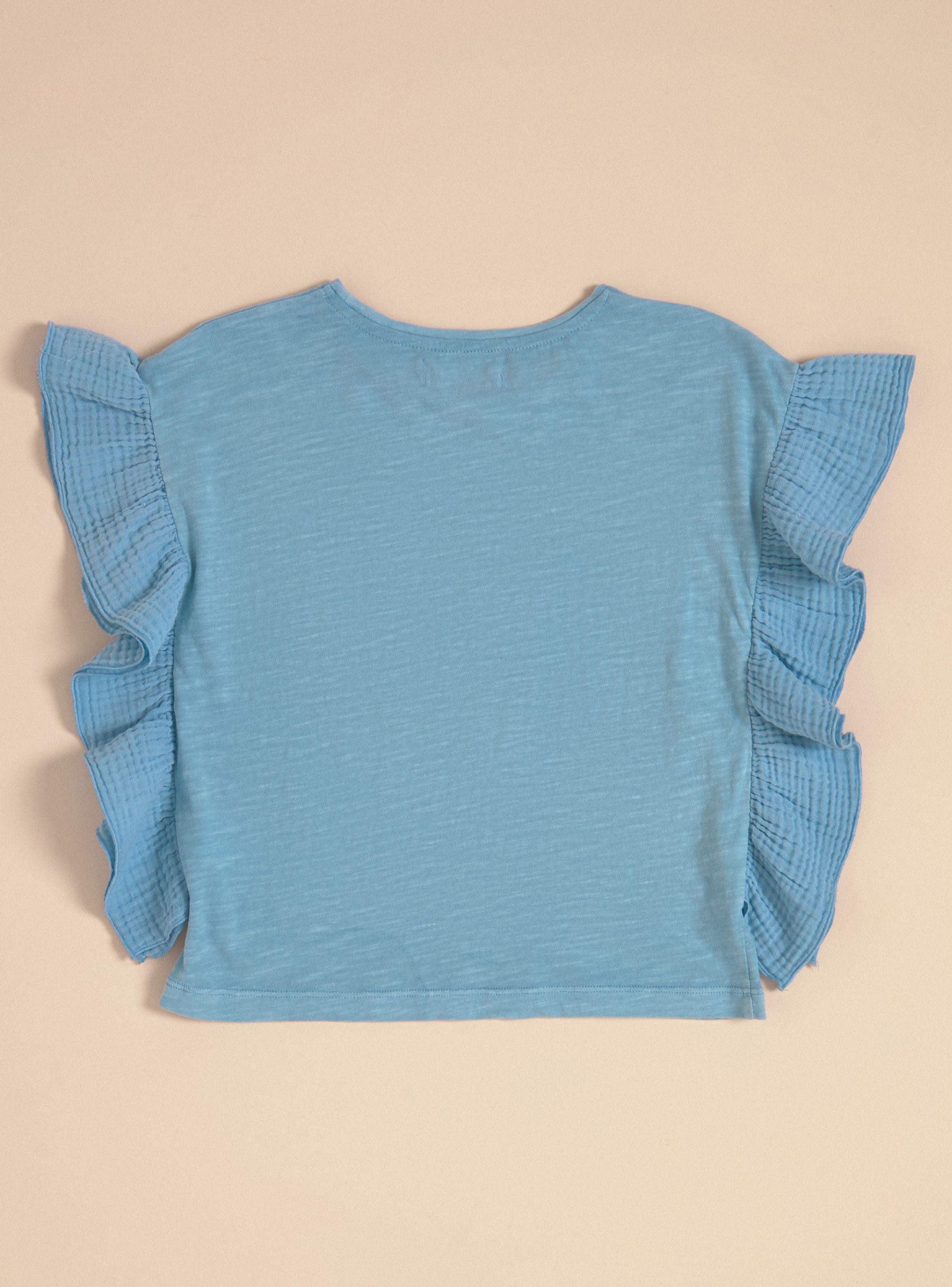 Polera Mangas con Vuelo Muselina-3