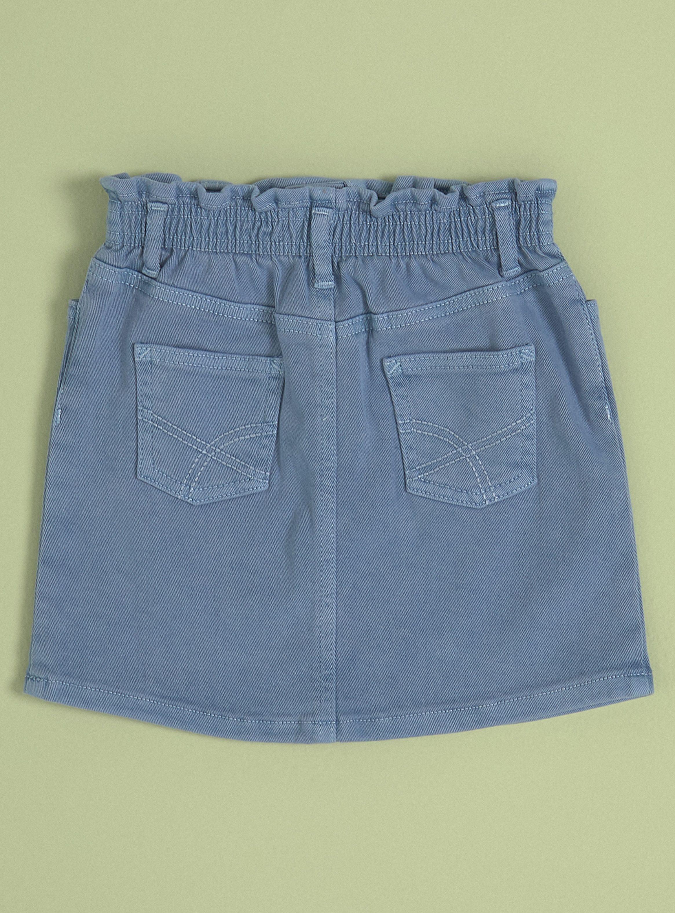 Falda Twill Cintura Elasticada-3