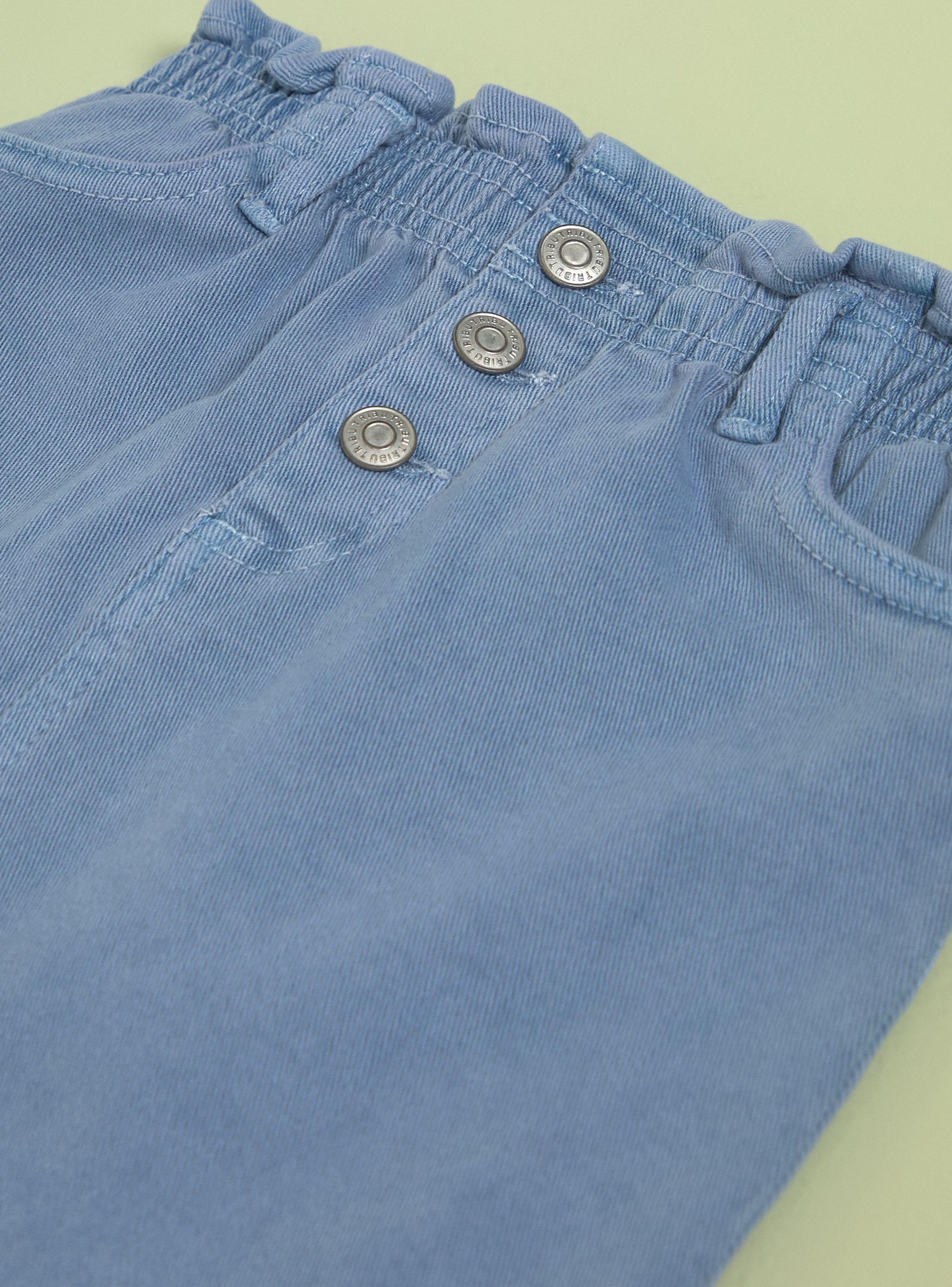 Falda Twill Cintura Elasticada-4