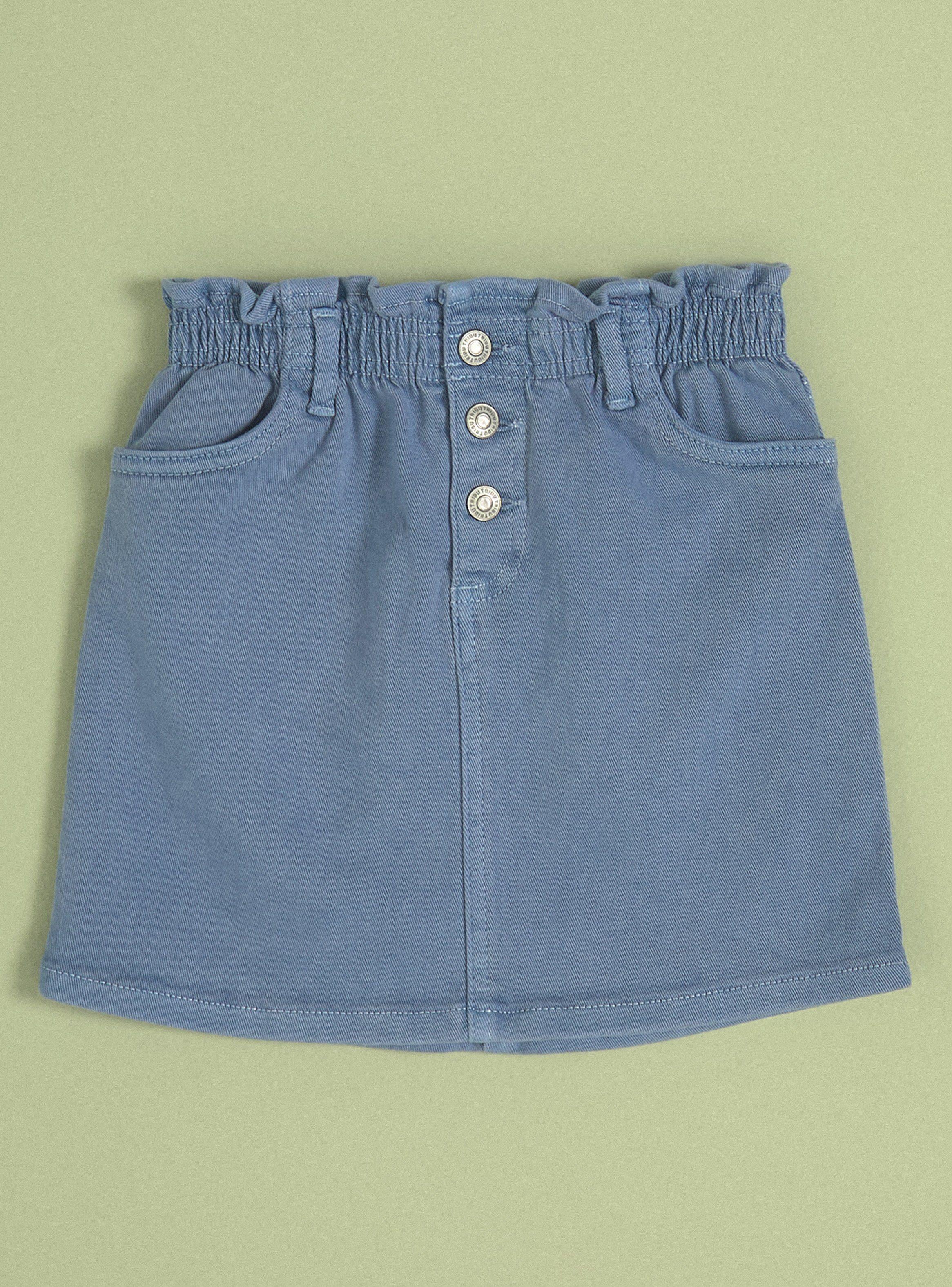 Falda Twill Cintura Elasticada-2