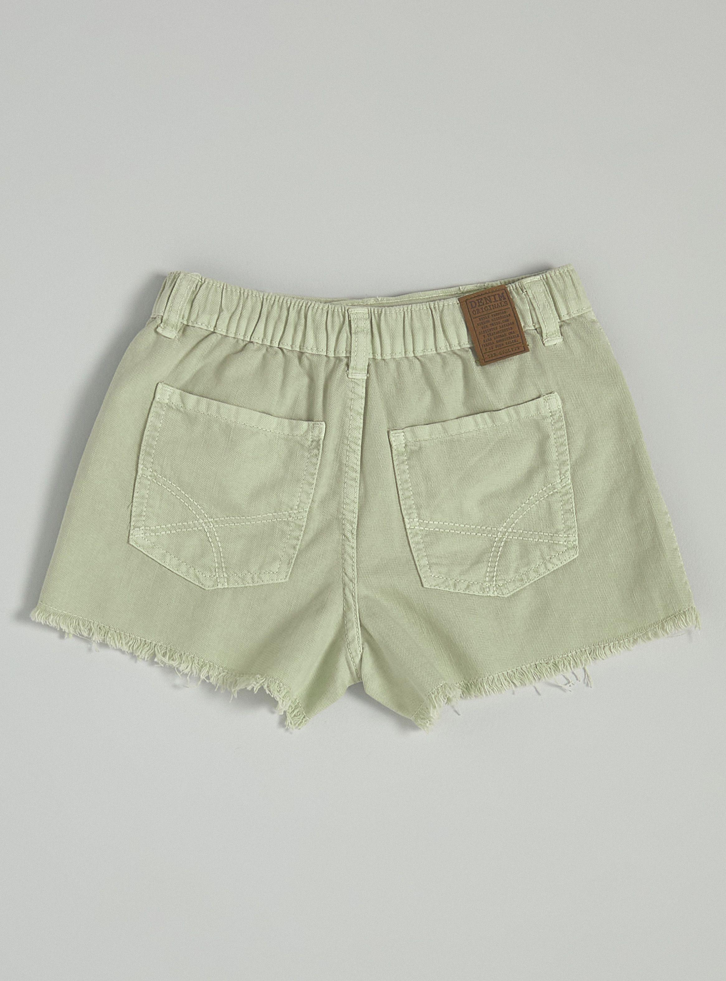 Short Botones Twill Color-1