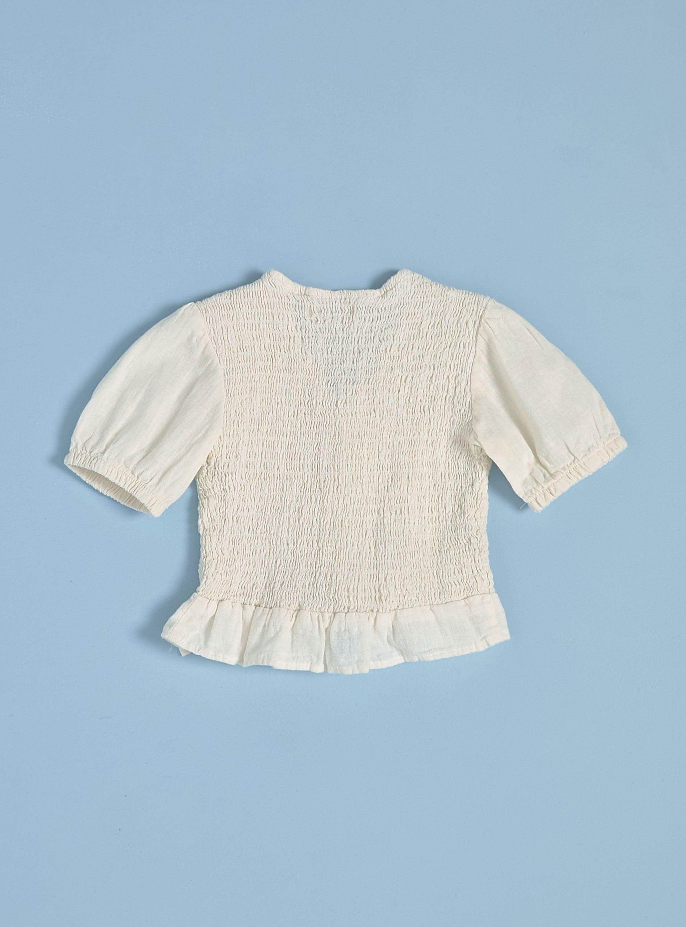 Blusa Lino Panal Lazo-1