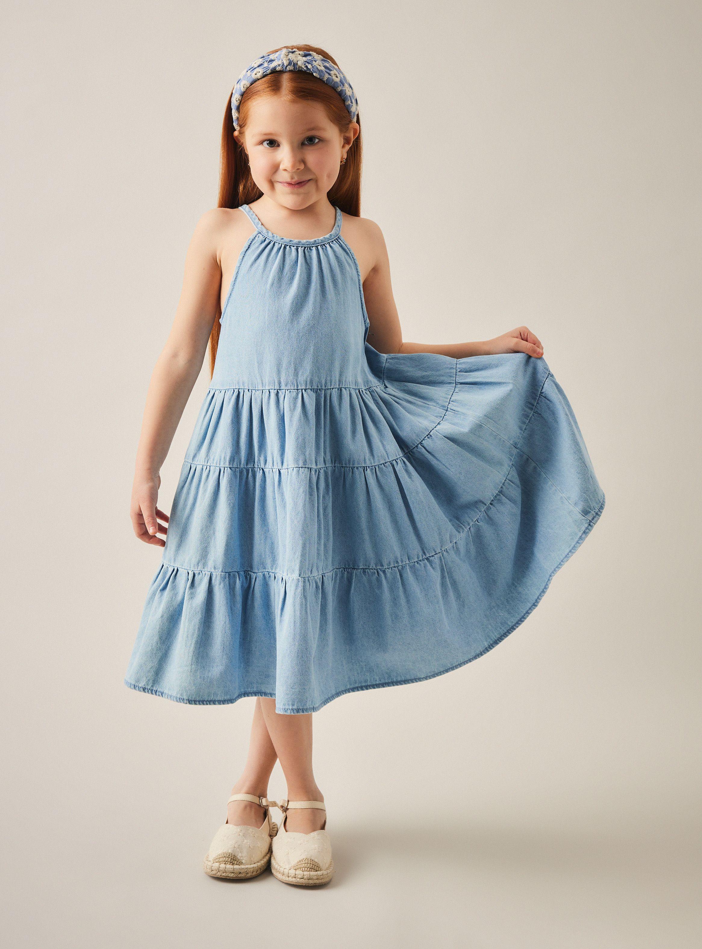 Vestido Denim Paneles-0