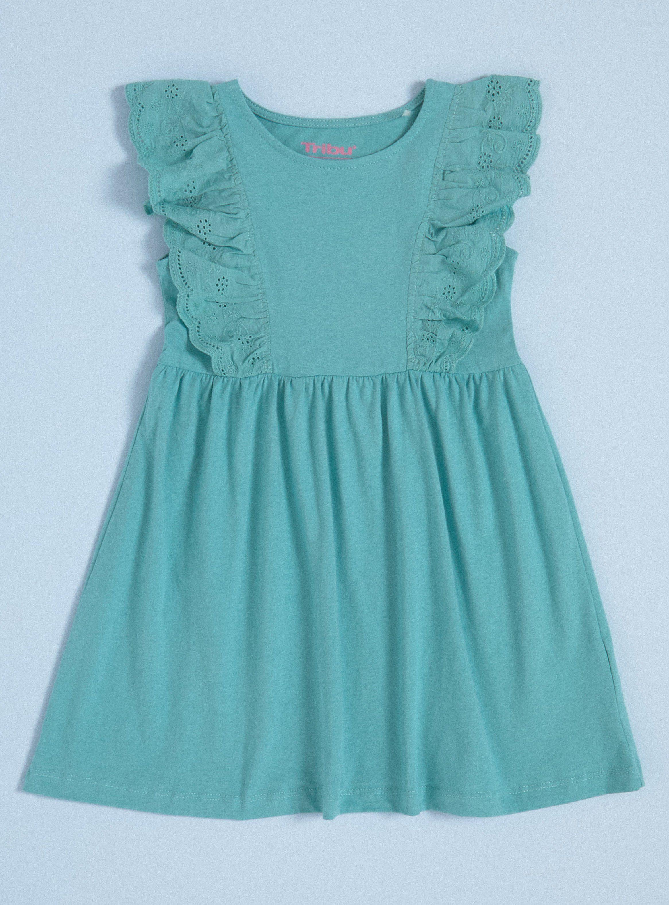 Vestido Liso Vuelos Broderie-2