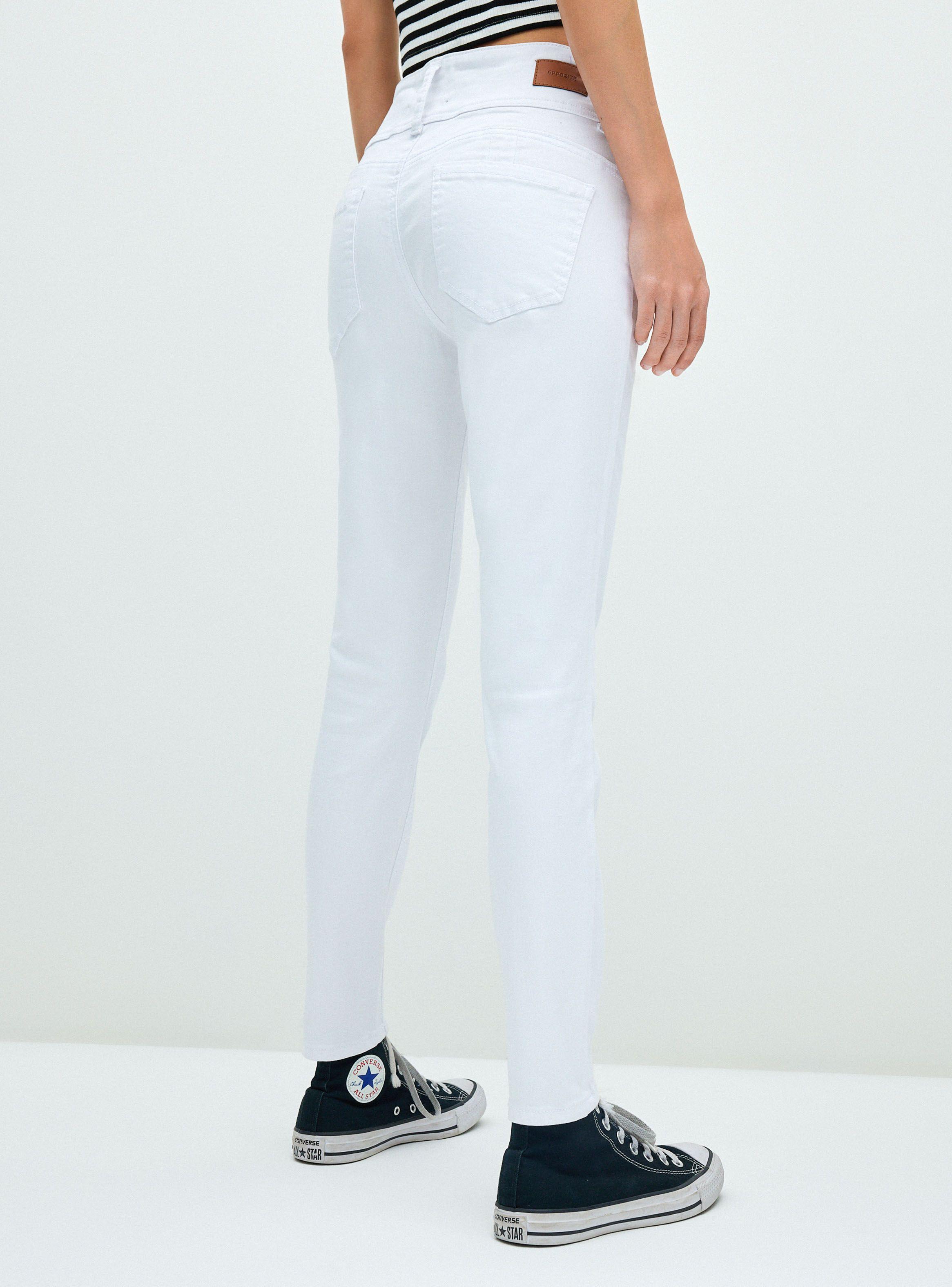 Jeans 3 Botones Tiro Alto Color-1