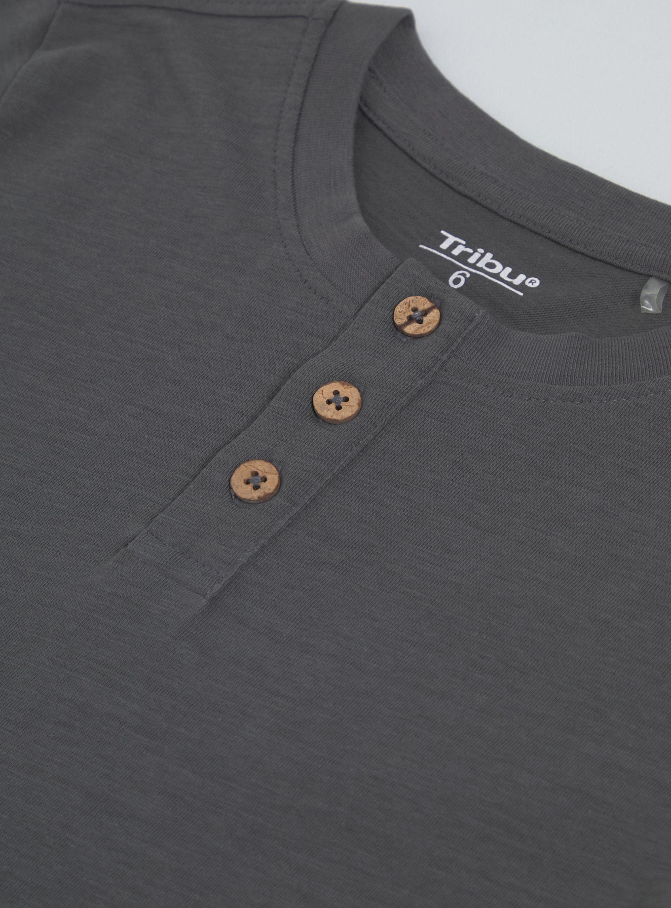 Polera Lisa Henley con Botones-4