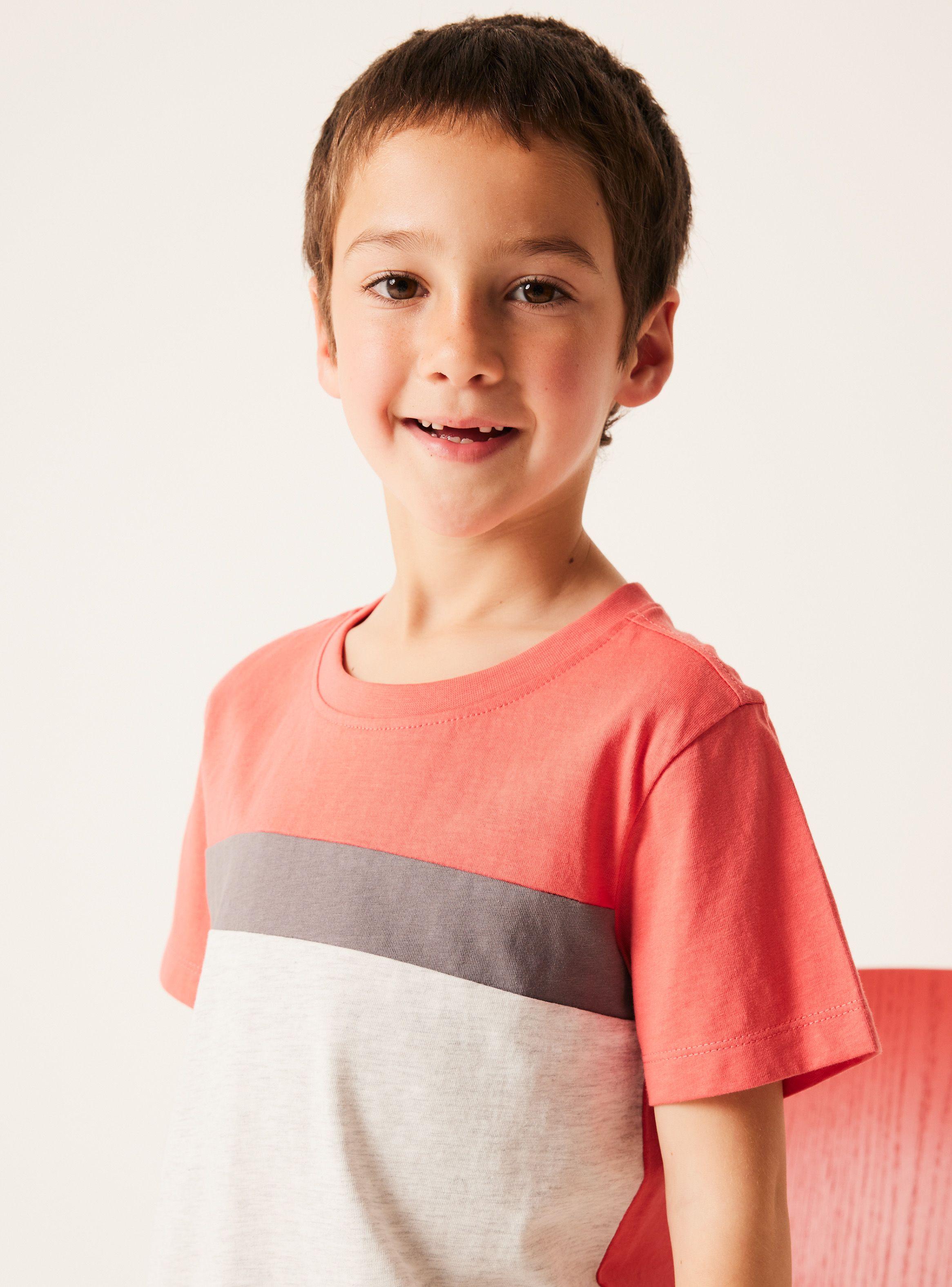 Polera Modelo Color Block-1