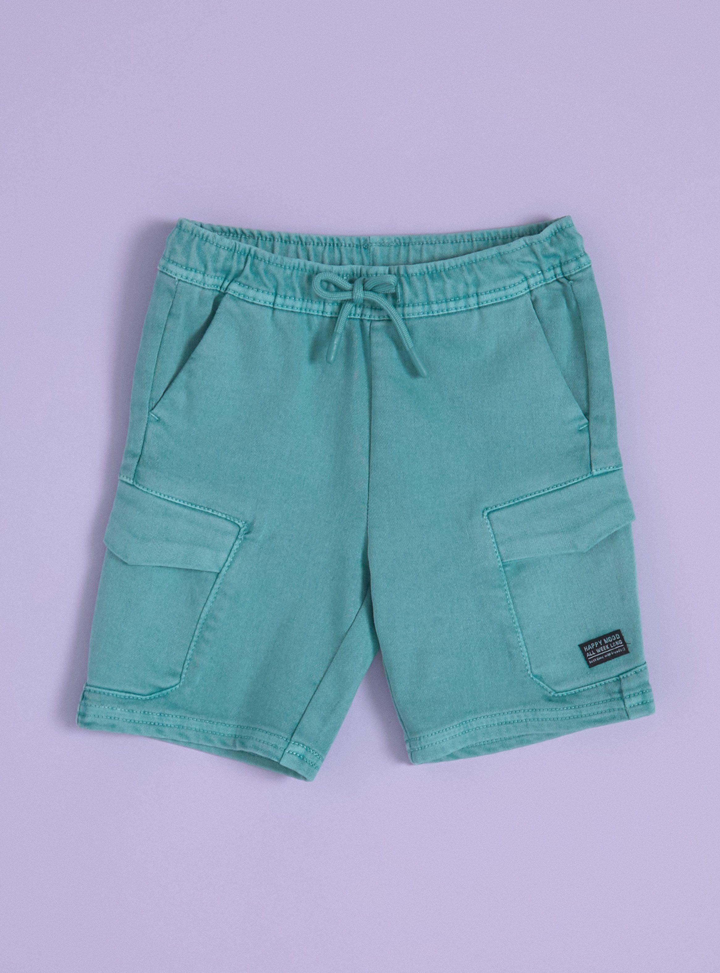 Bermuda Cargo Knit Denim Color-2