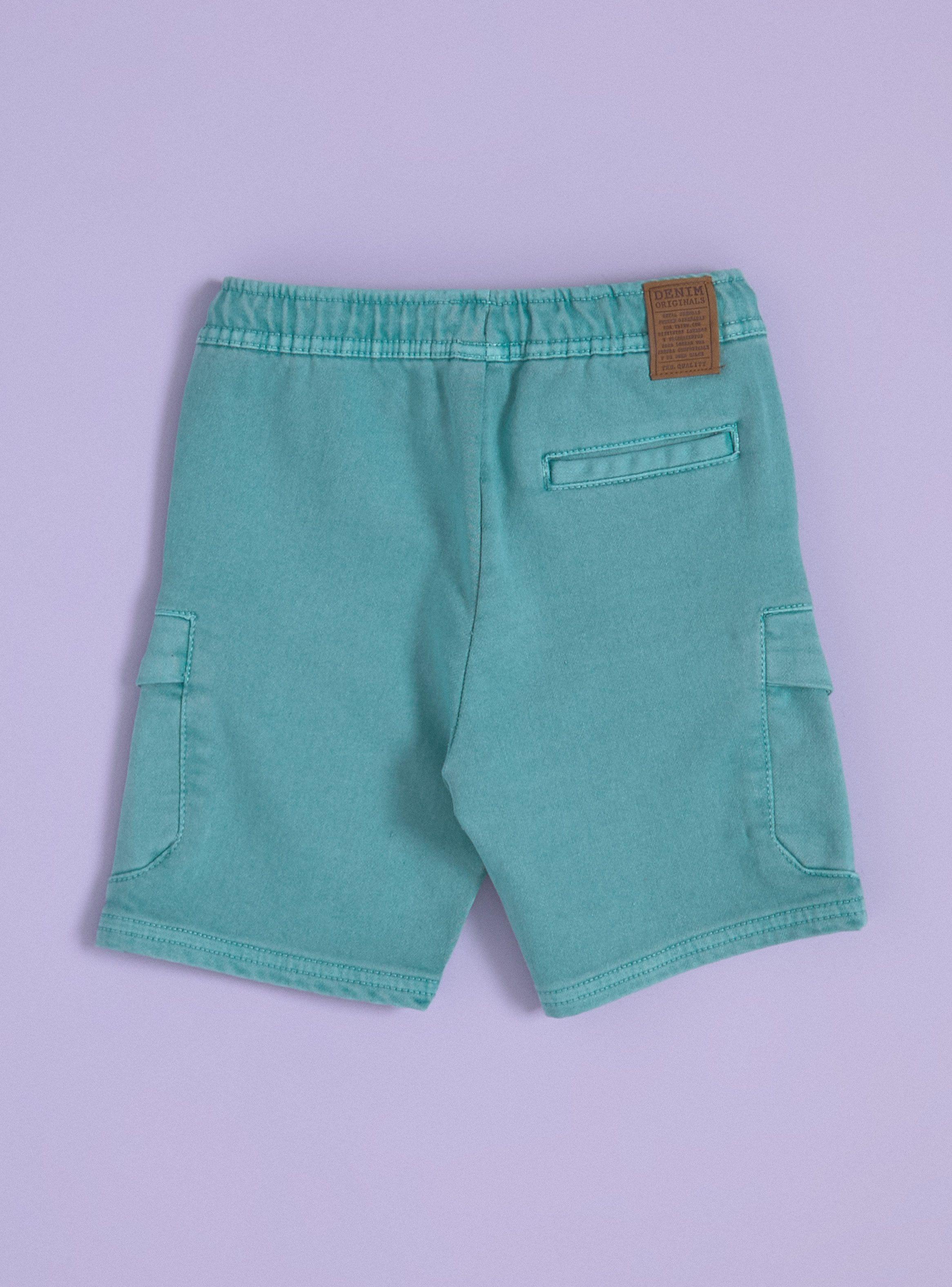 Bermuda Cargo Knit Denim Color-3