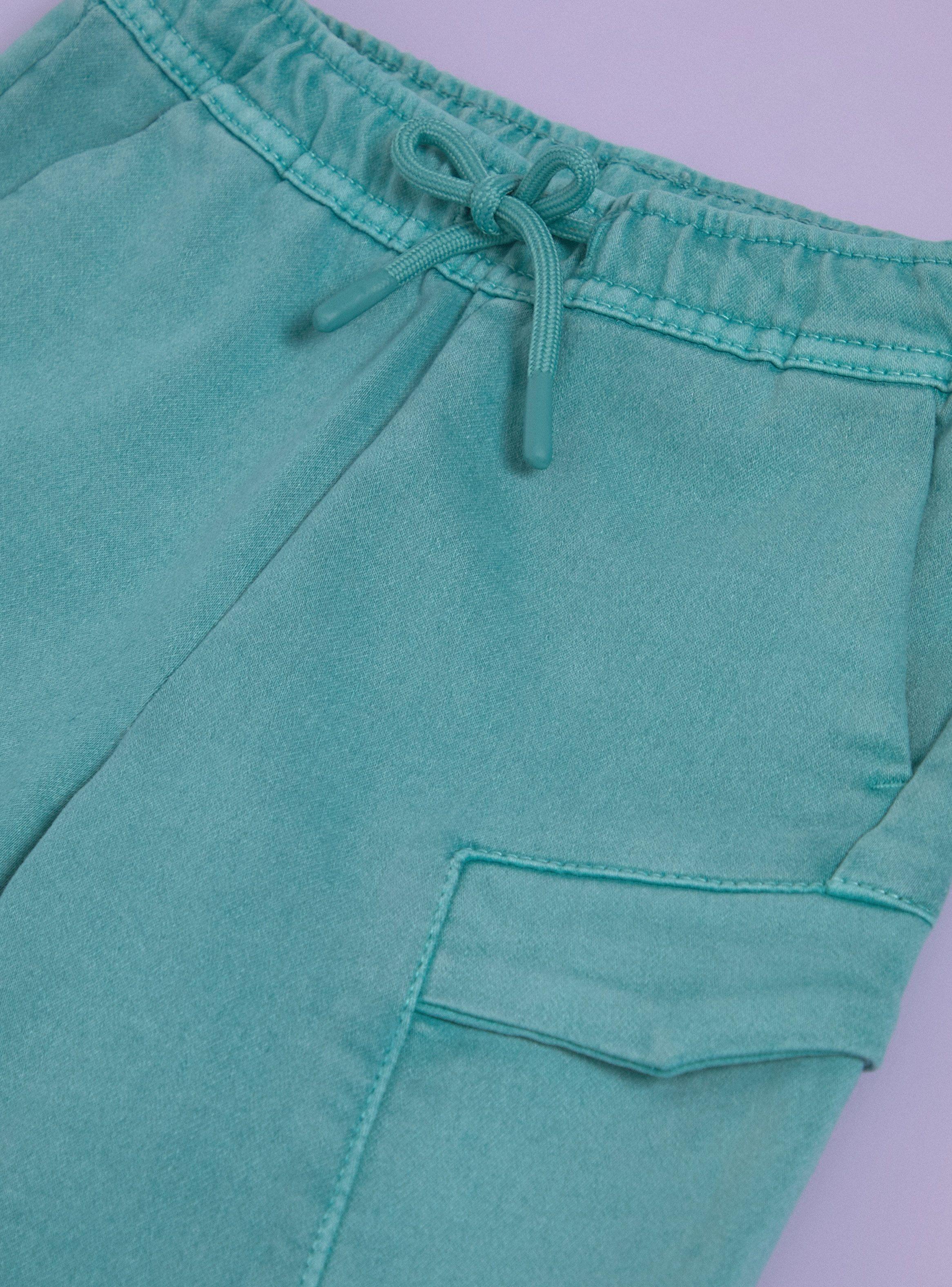 Bermuda Cargo Knit Denim Color-4