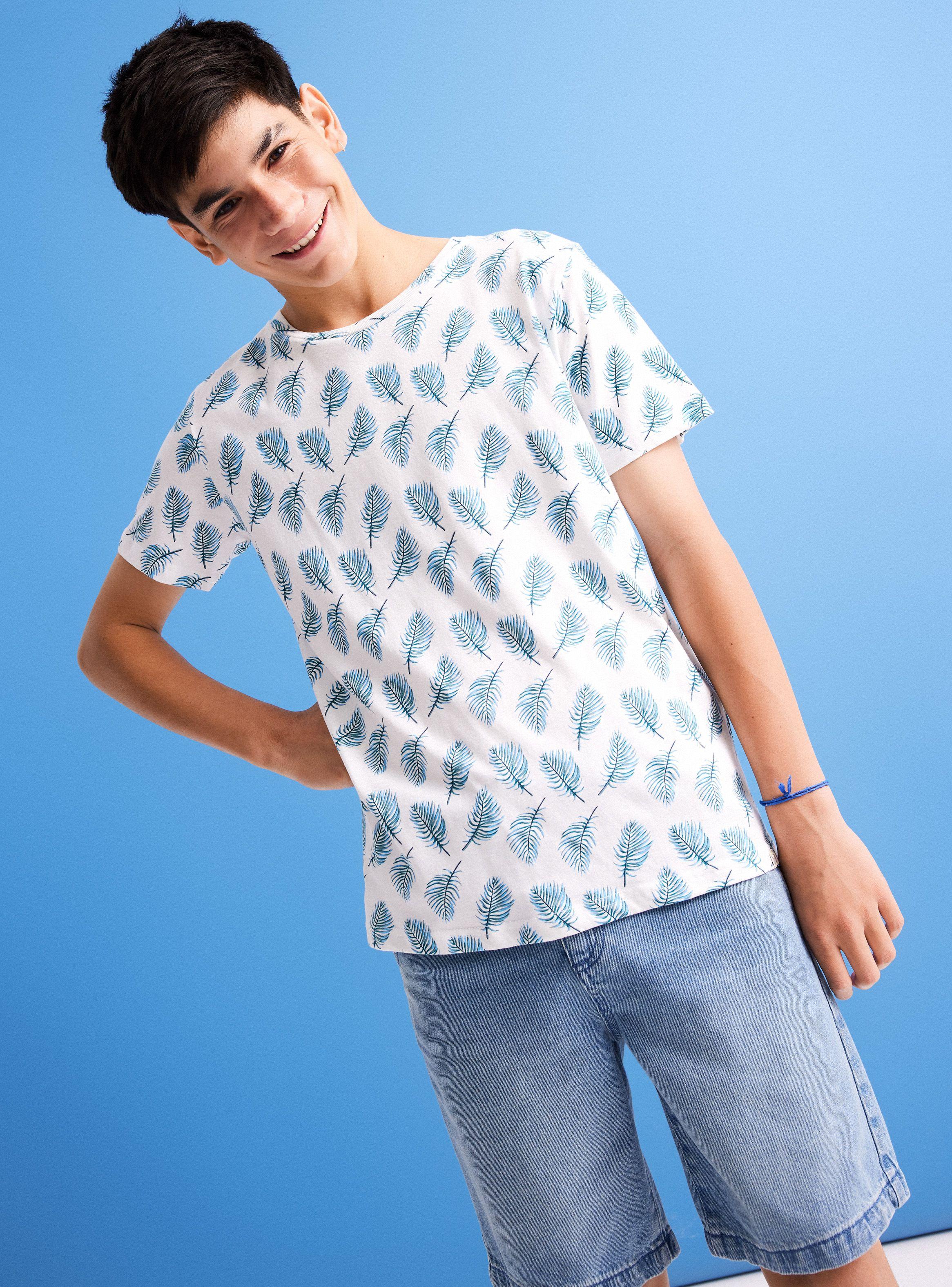 Polera Estampada Tropical-0