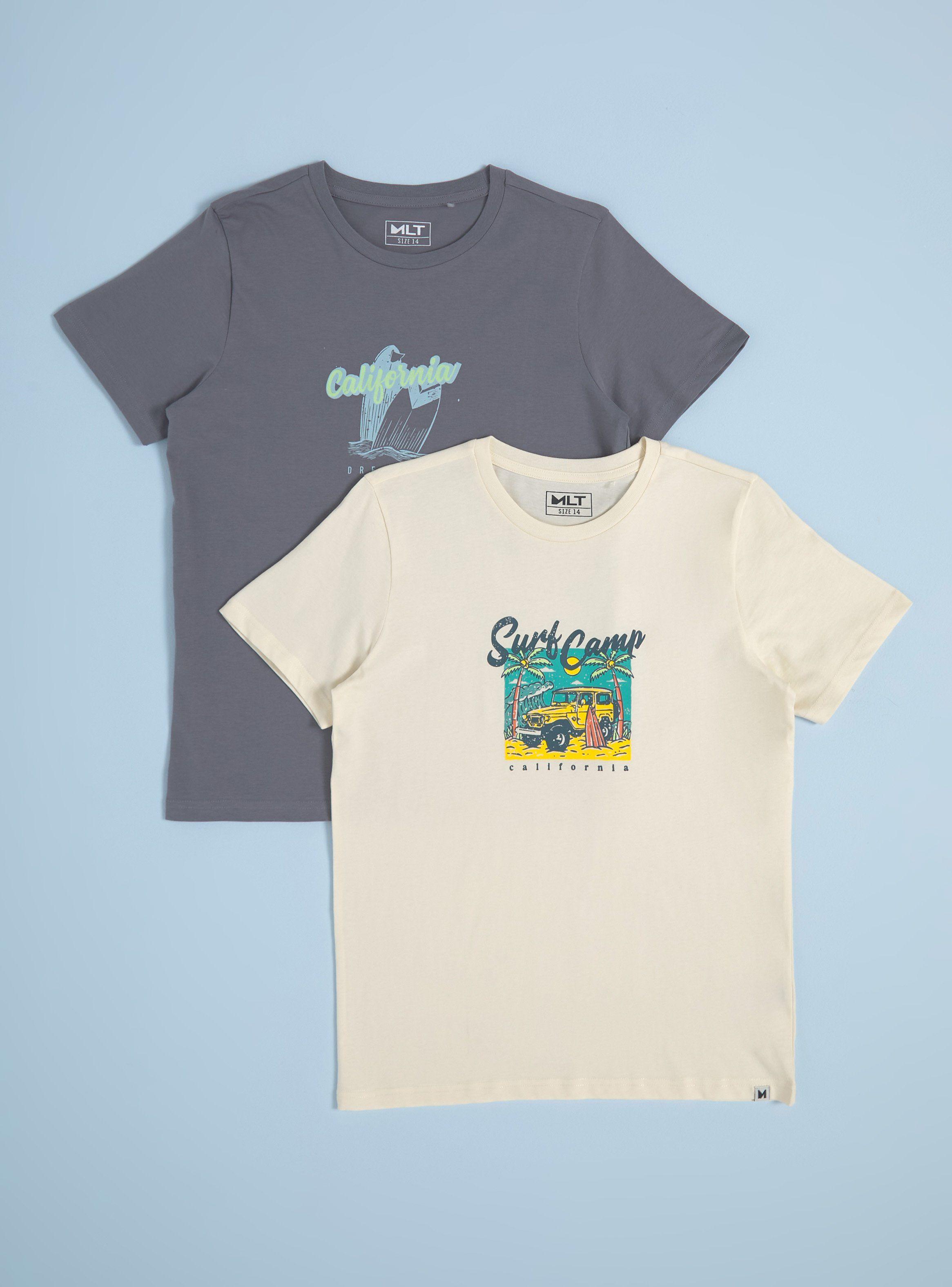 Polera Pack 2 Estampado Frontal-0