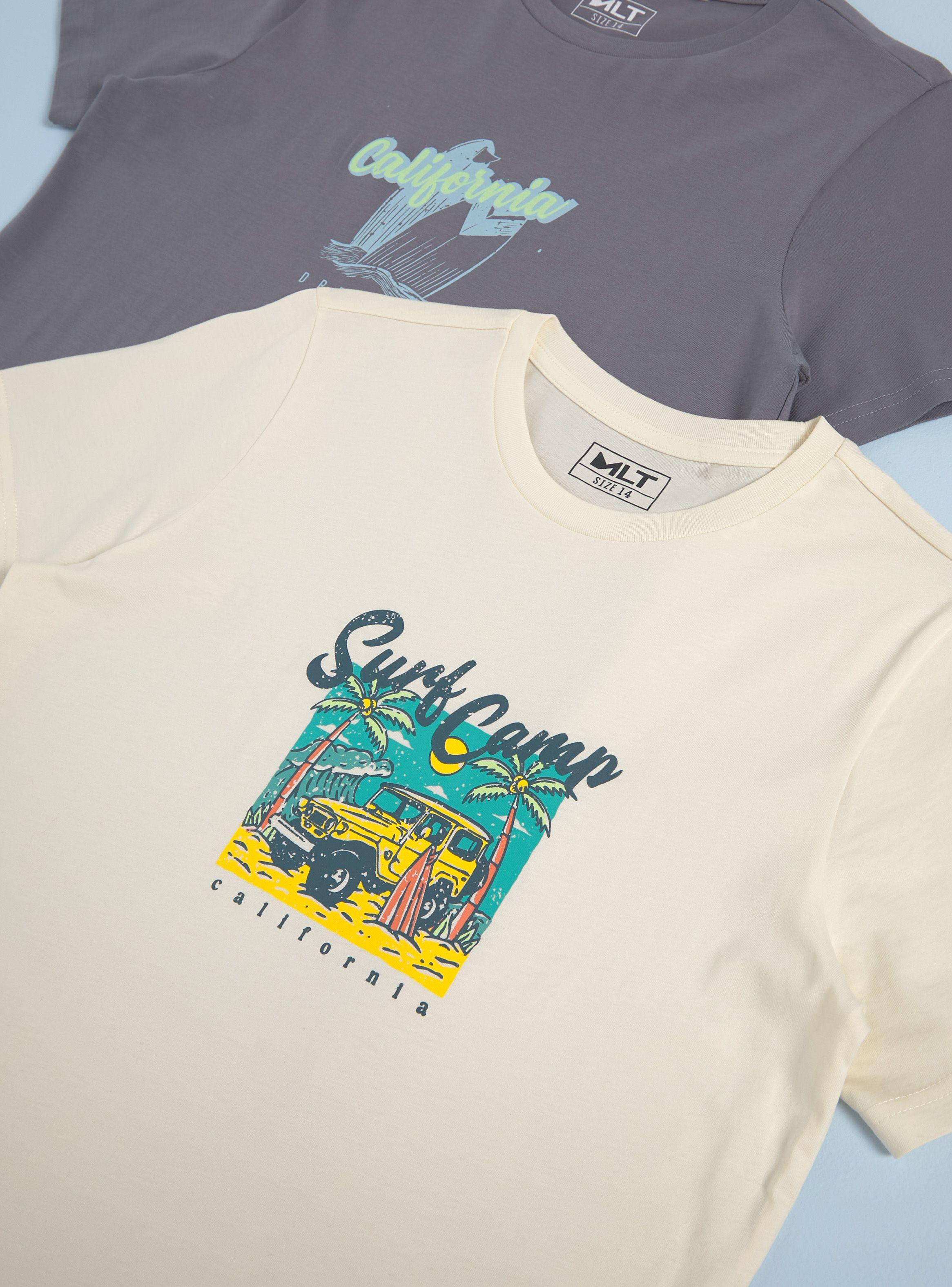 Polera Pack 2 Estampado Frontal-4