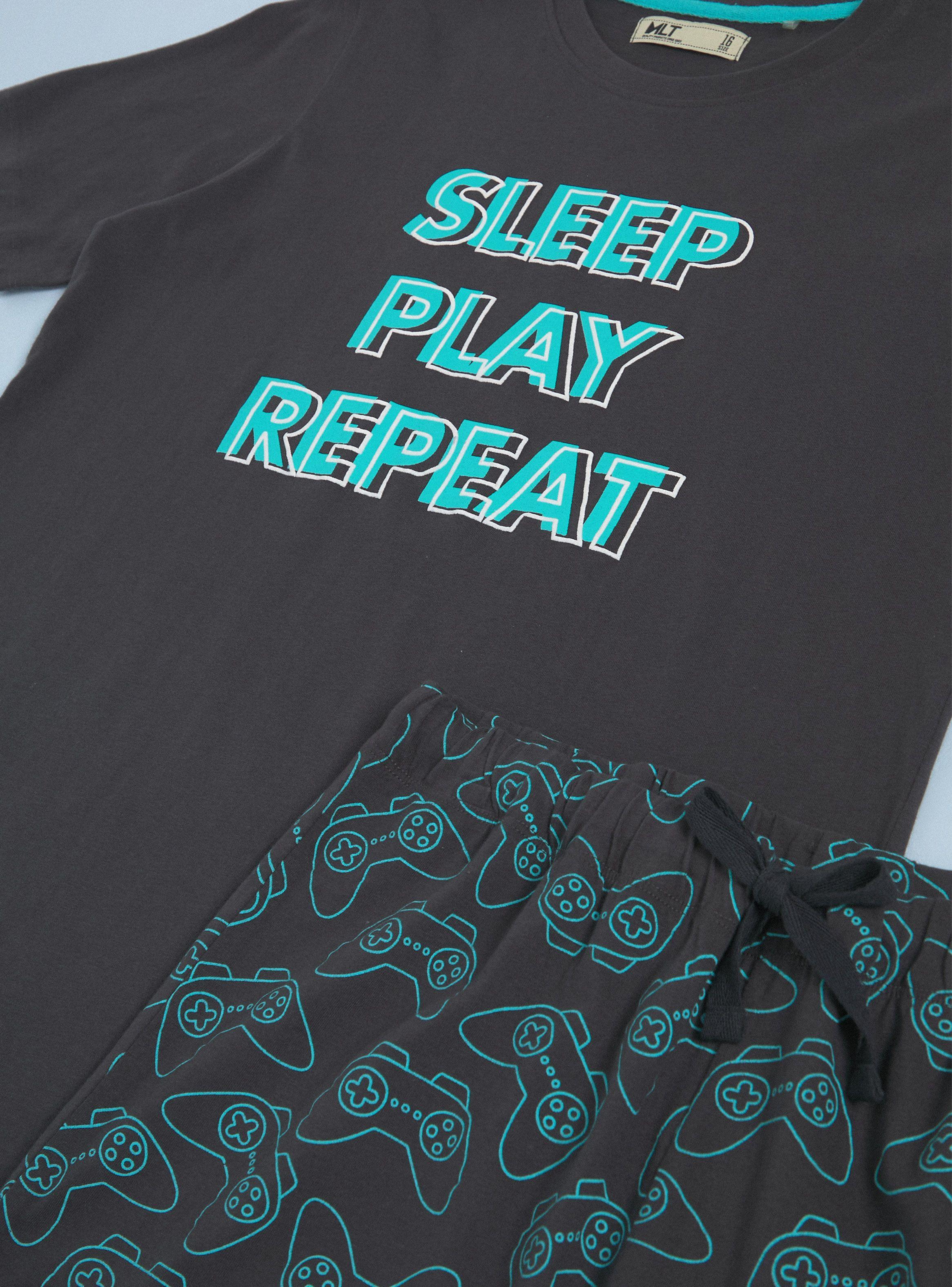 Pijama Corto Estampado Play de Melt - Vista 3