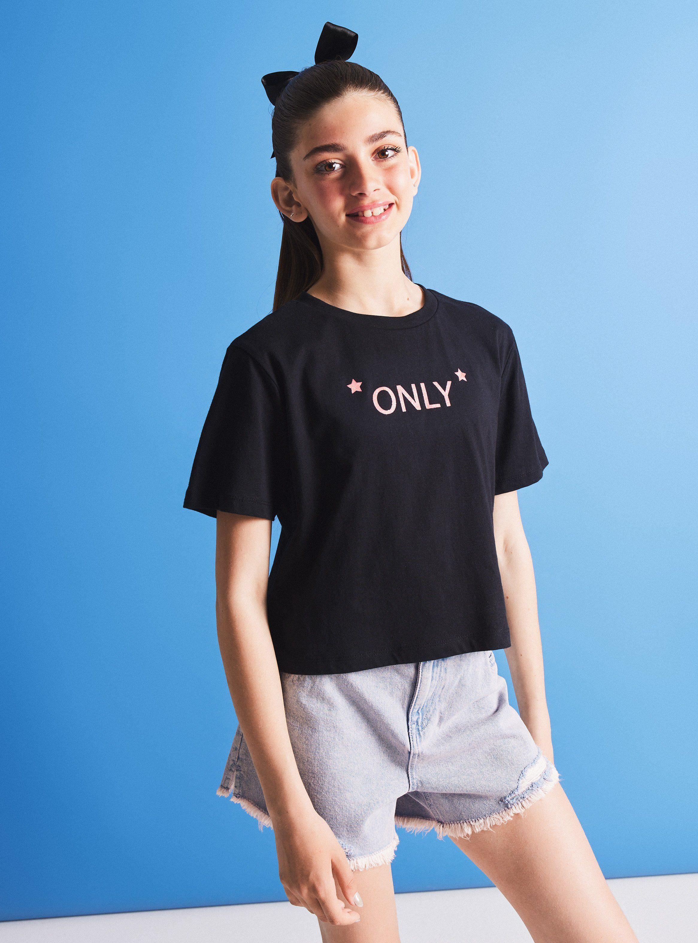 Polera Tipo Boxy con Estampado Frontal-0