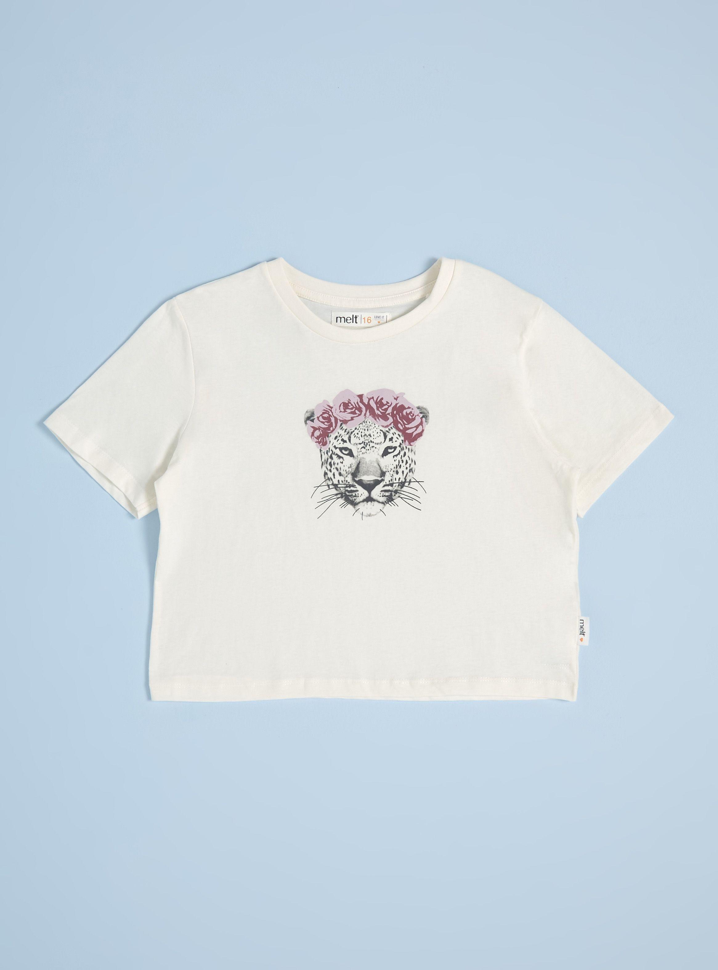 Polera Tipo Boxy con Estampado Frontal-2