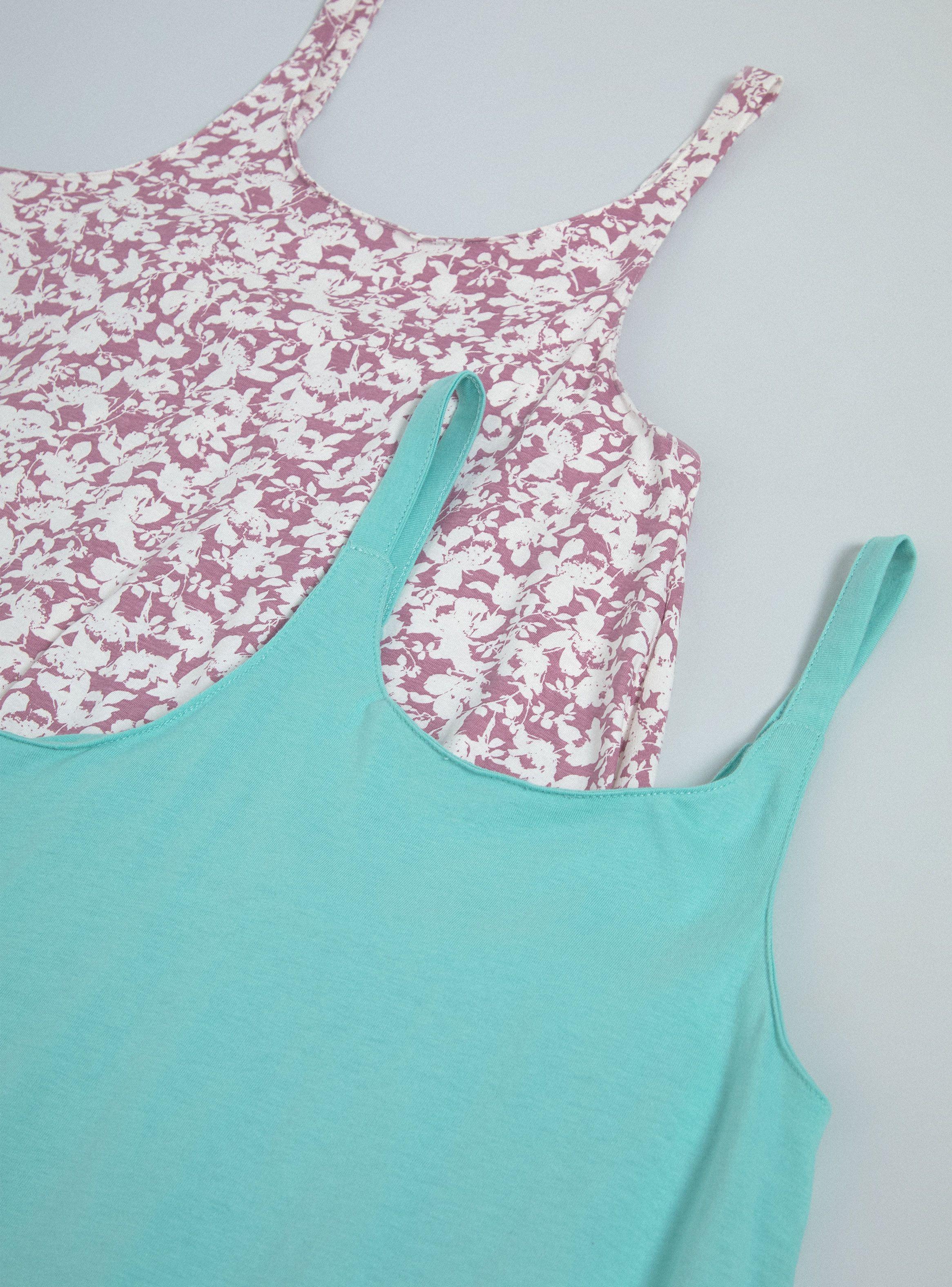 Vestido Pack de 2. Uno Estampado y Uno Liso-4