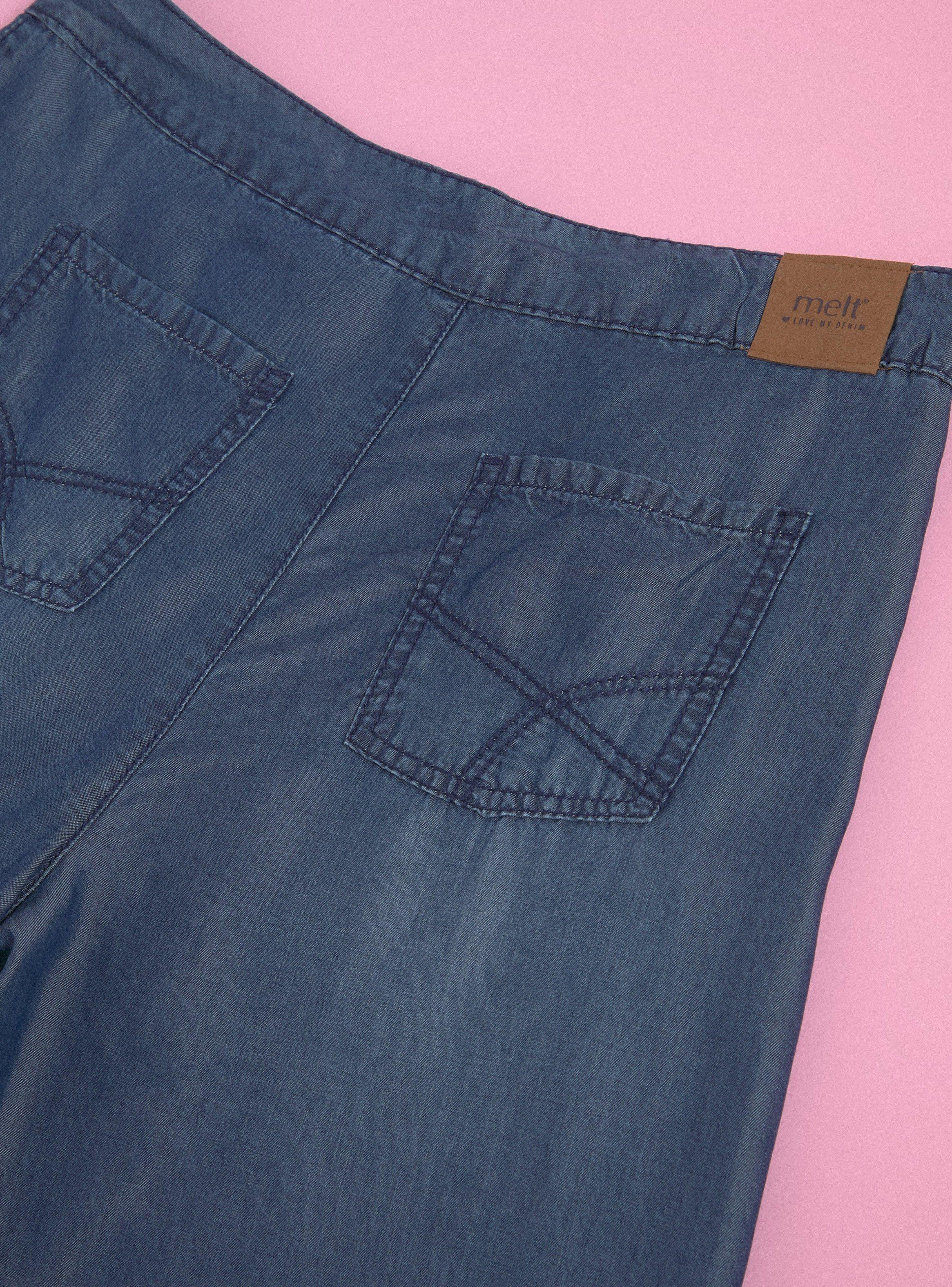 Pantalón Ancho Jeans Tela Fluida-4