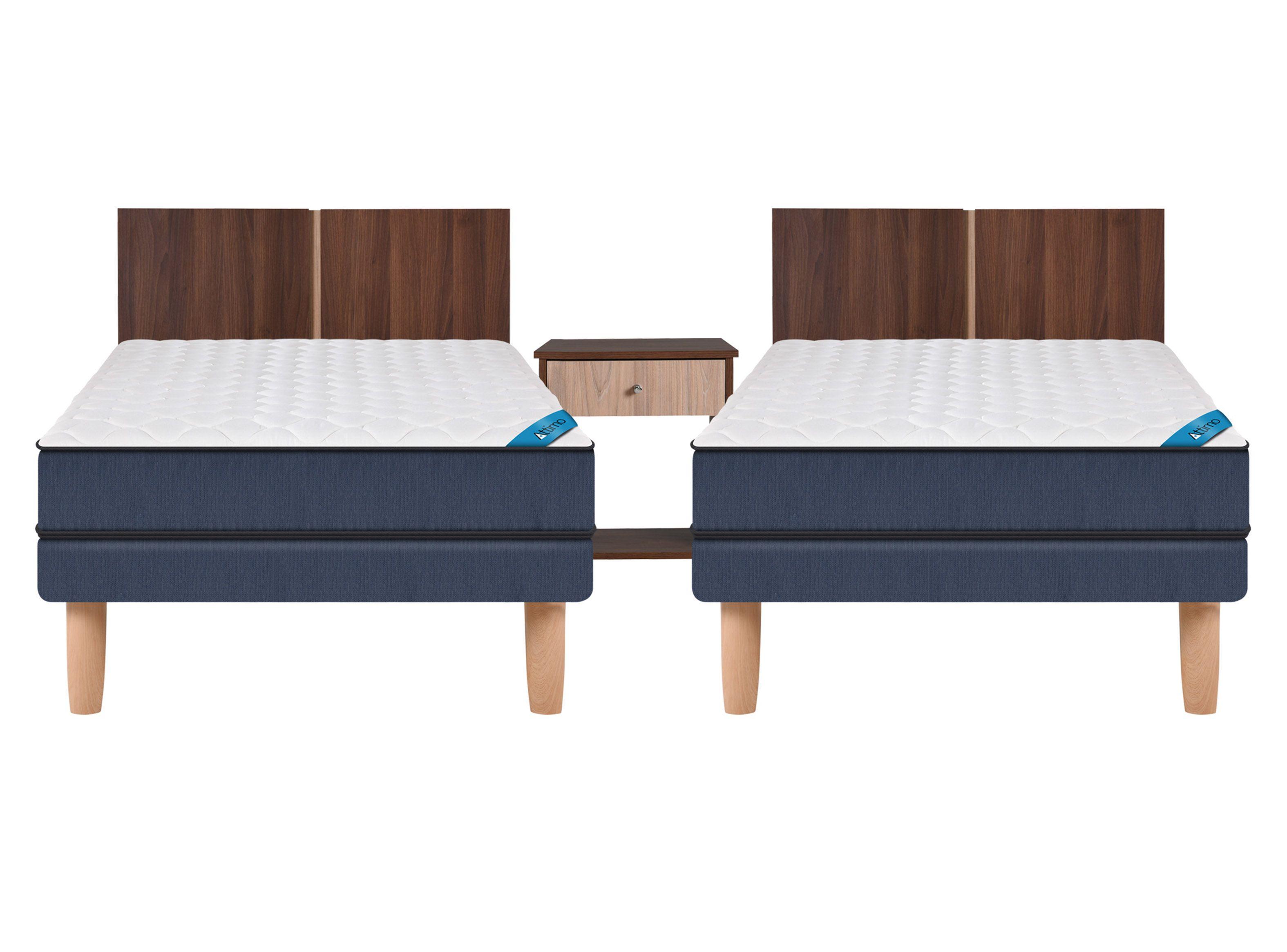 Dúplex Cama Europea Blue Attimo 1 Plaza + Set Muebles-1