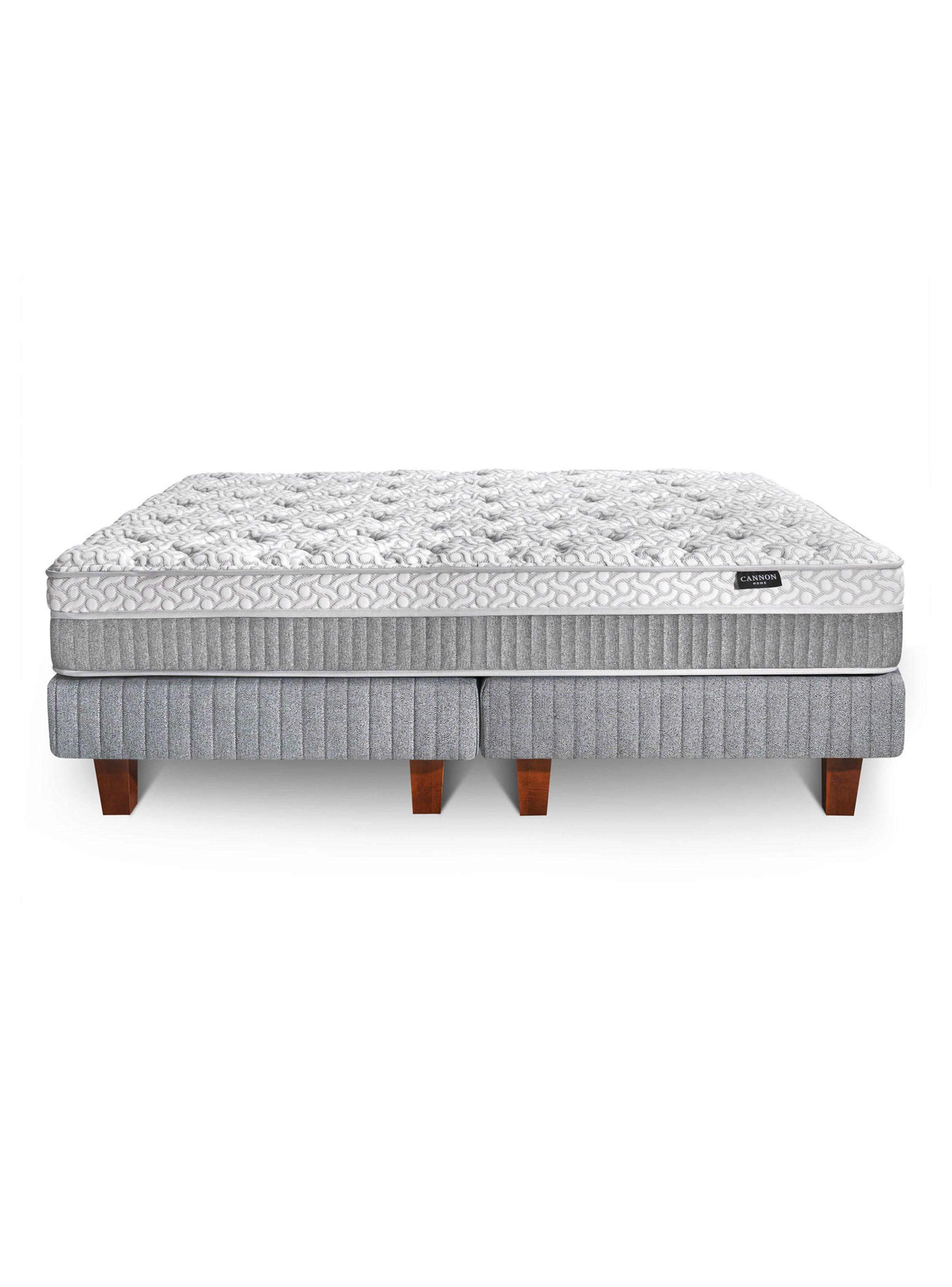 Cama Europea Hybrid Cloud 2 Plazas + Set Almohadas-2