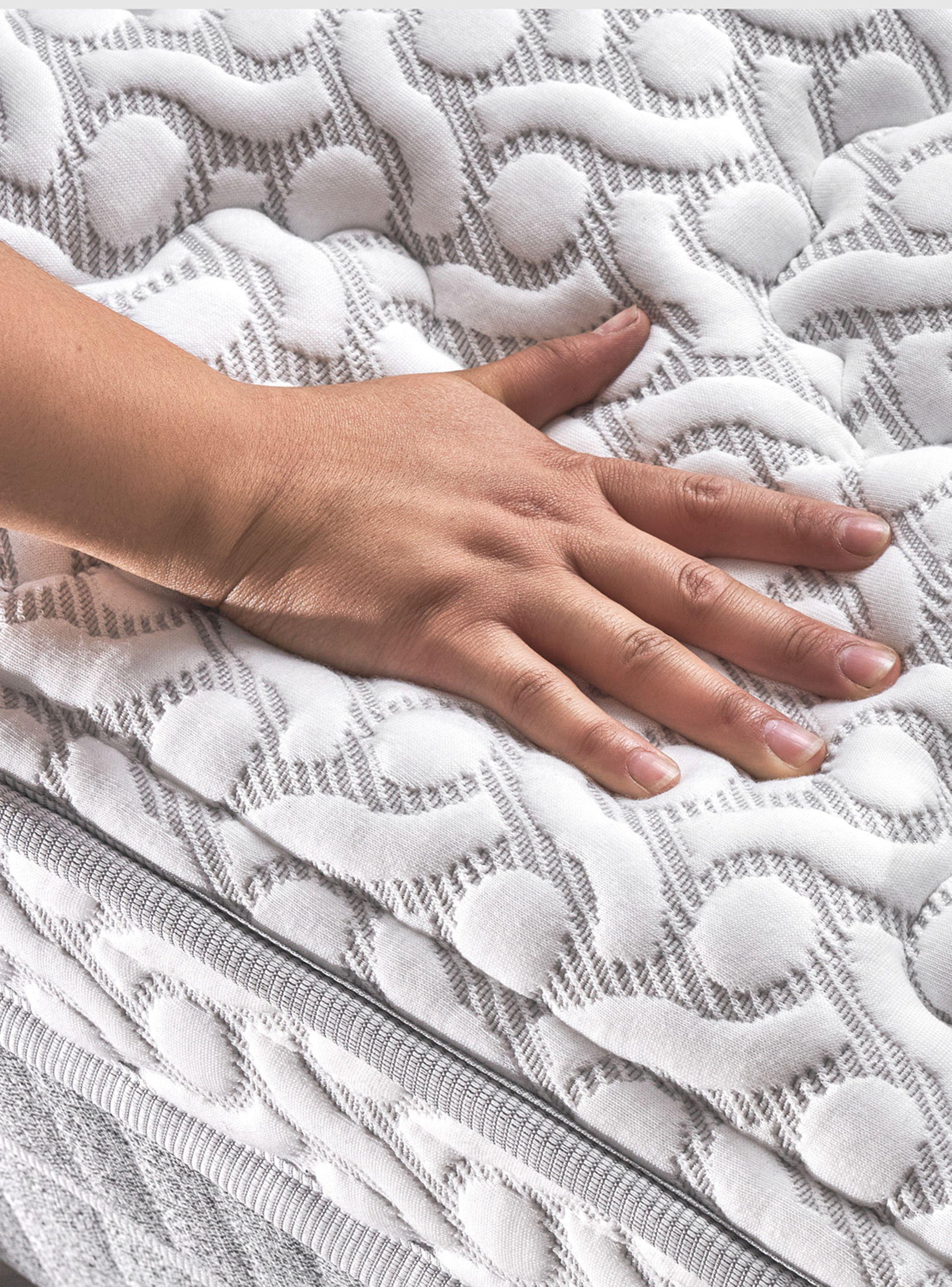 Cama Europea Hybrid Cloud 2 Plazas + Set Almohadas + Cubrecolchón-5