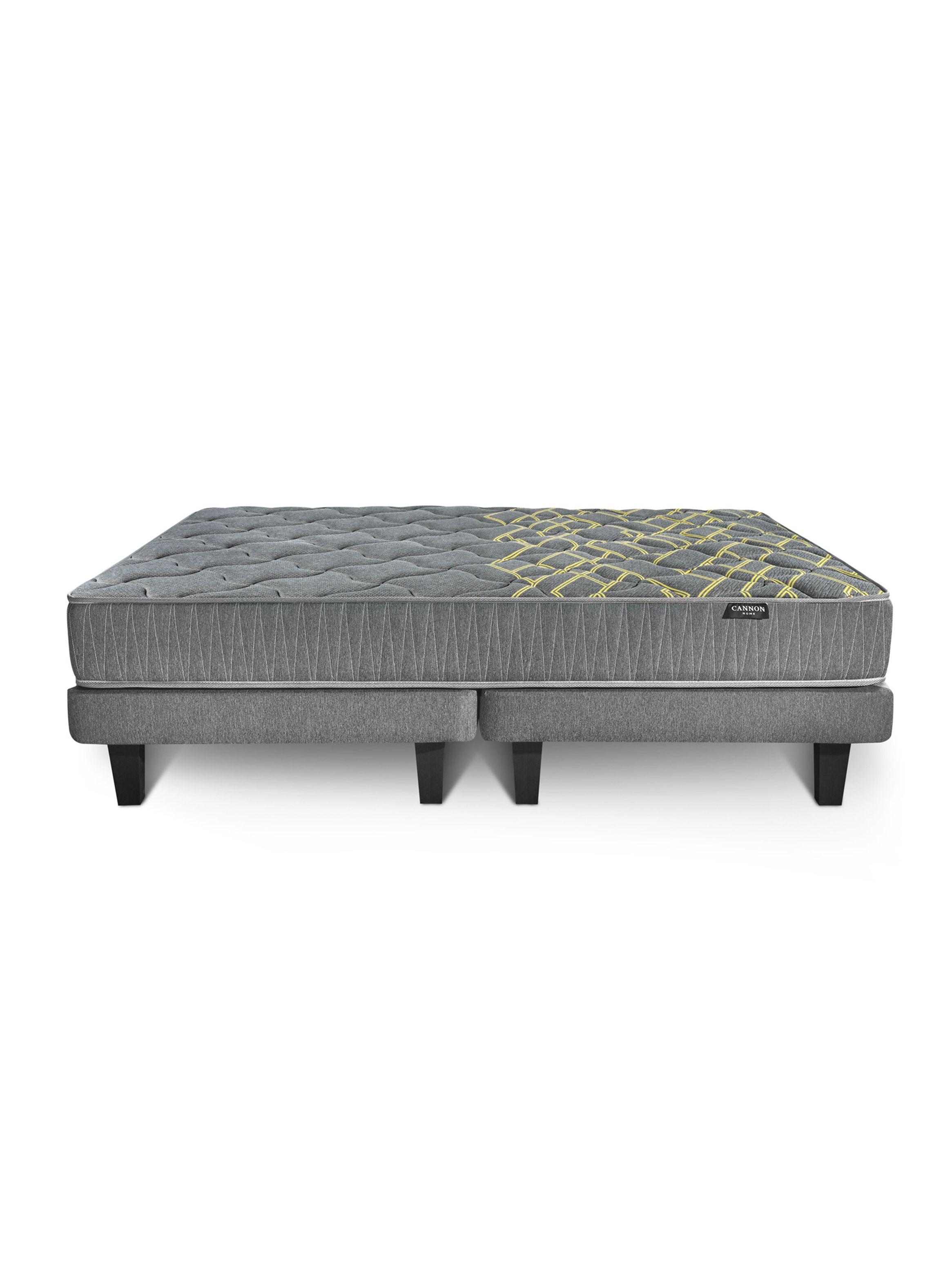 Cama Europea Spirit 2 Plazas Base Dividida + Set Almohadas Dowm Alternative-2