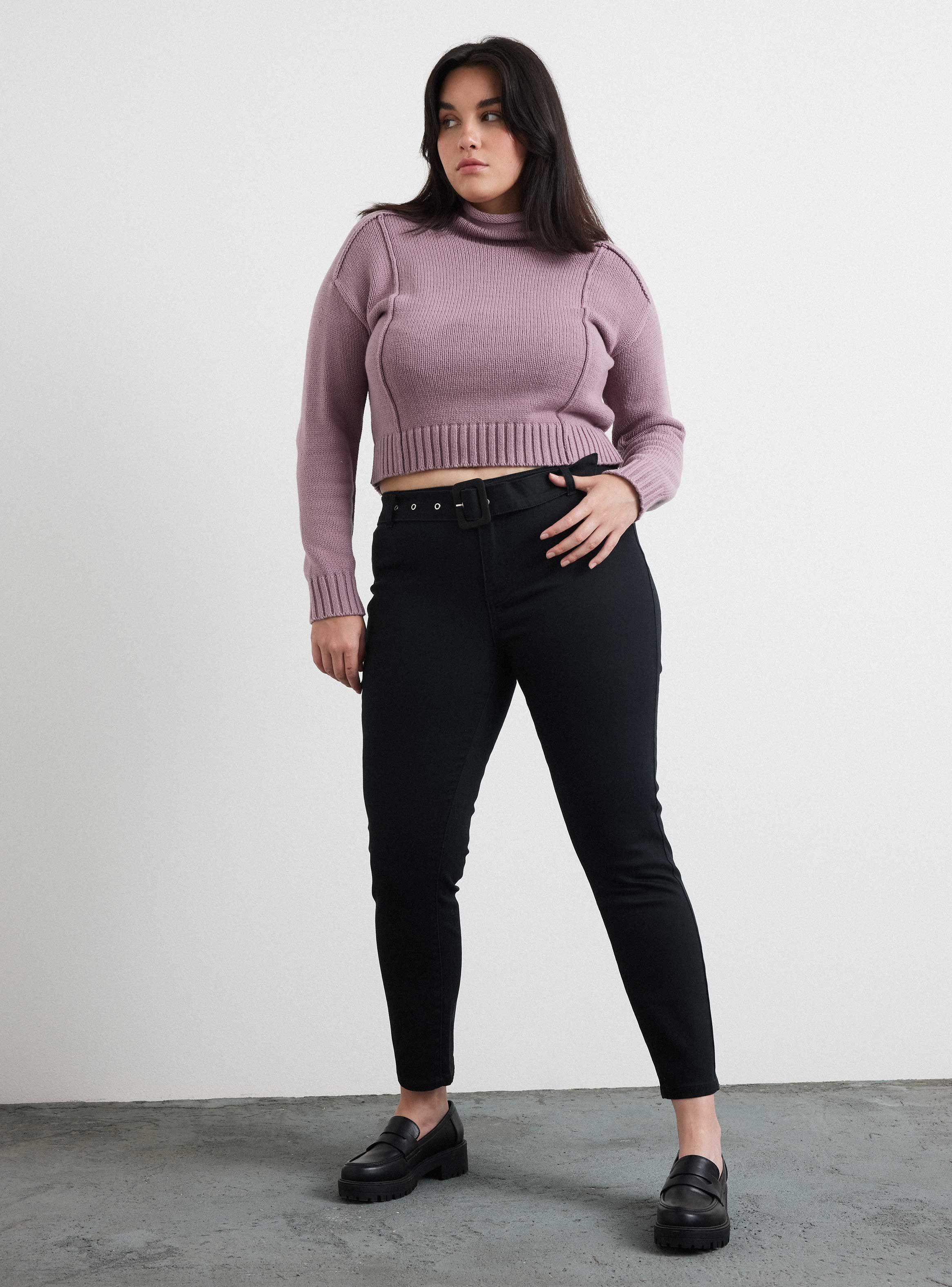 Jeans Super Skinny Cinturón-8