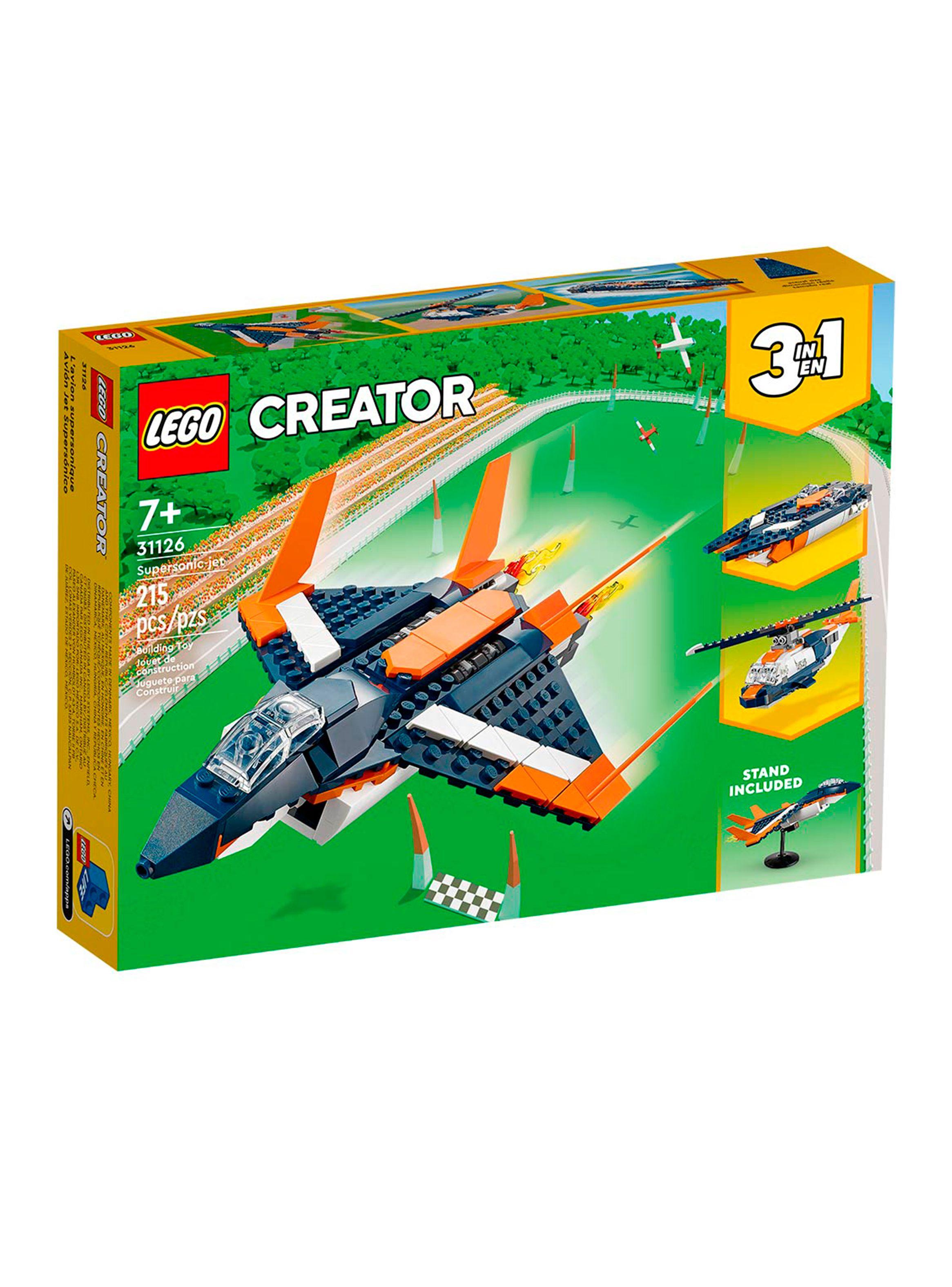 Set de Construcción: Avión Jet Supersónico-0