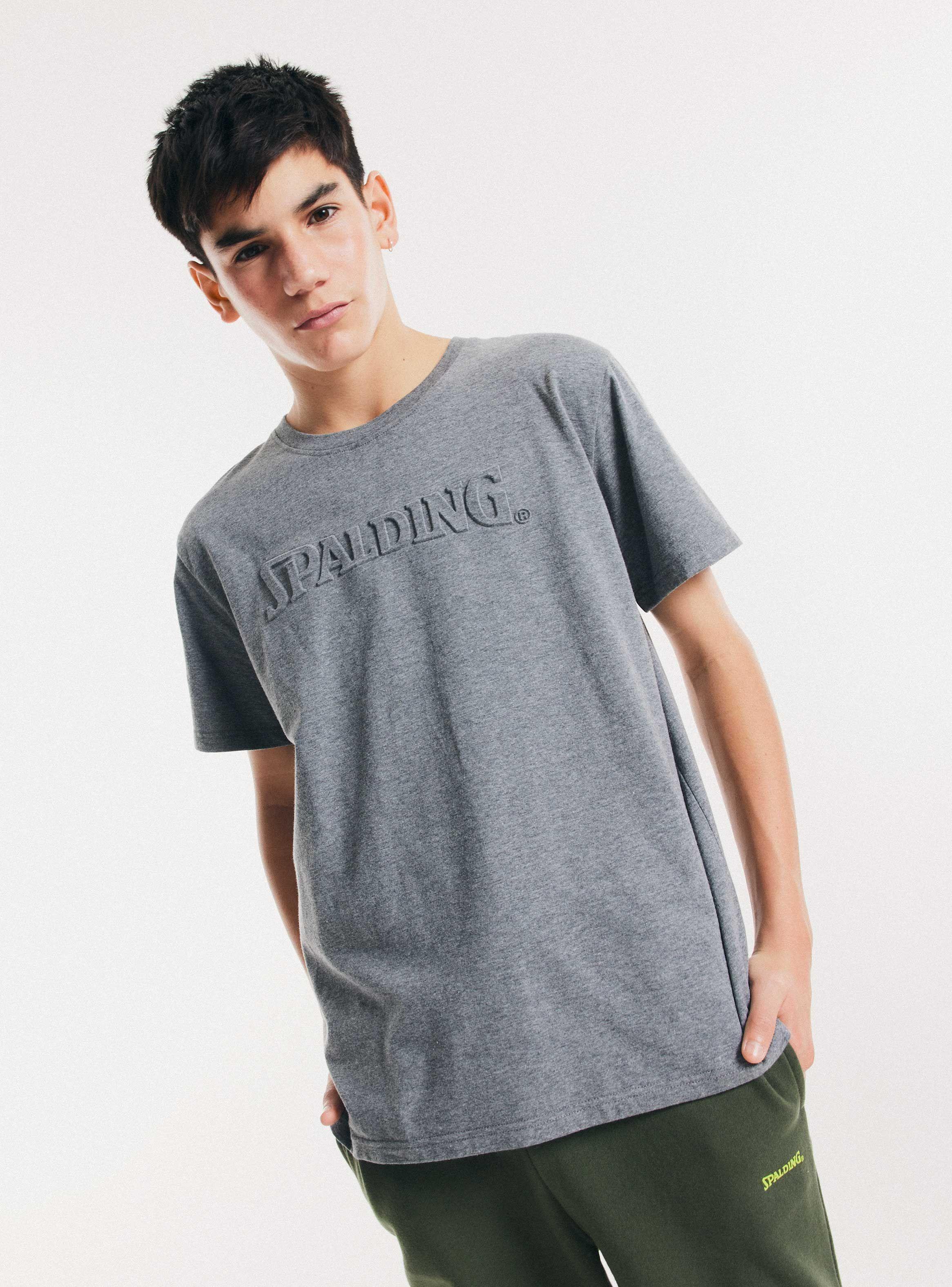 Polera con Logo Sobre Relieve-0