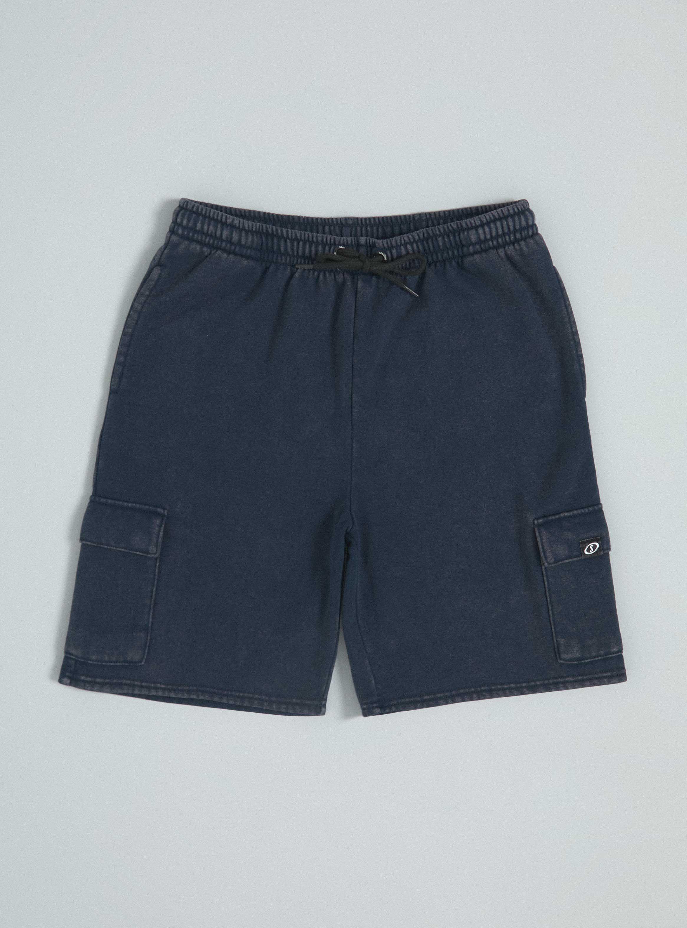 Short Bolsillos Cargo en Costados Color Desgastado-2