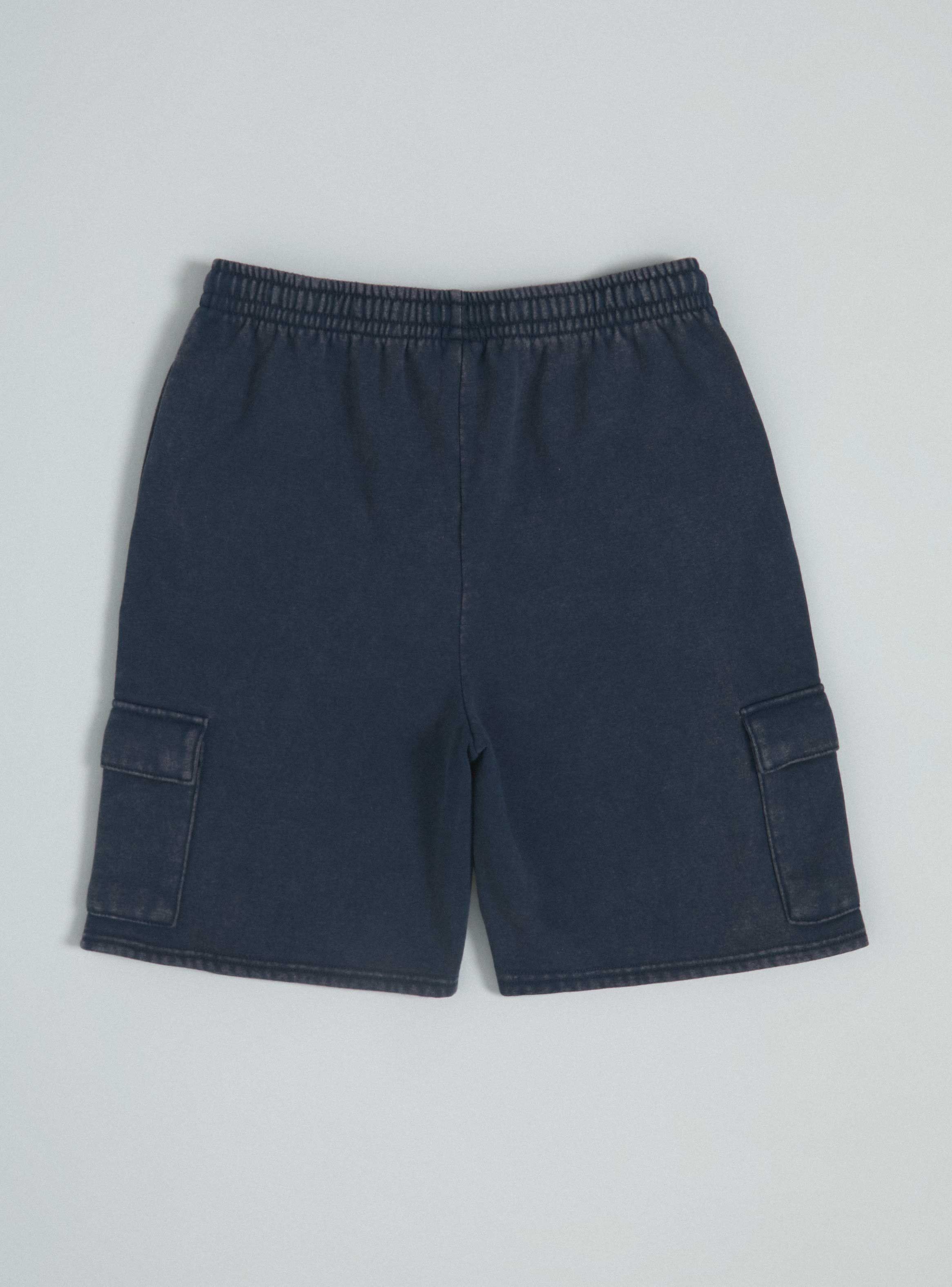 Short Bolsillos Cargo en Costados Color Desgastado-3