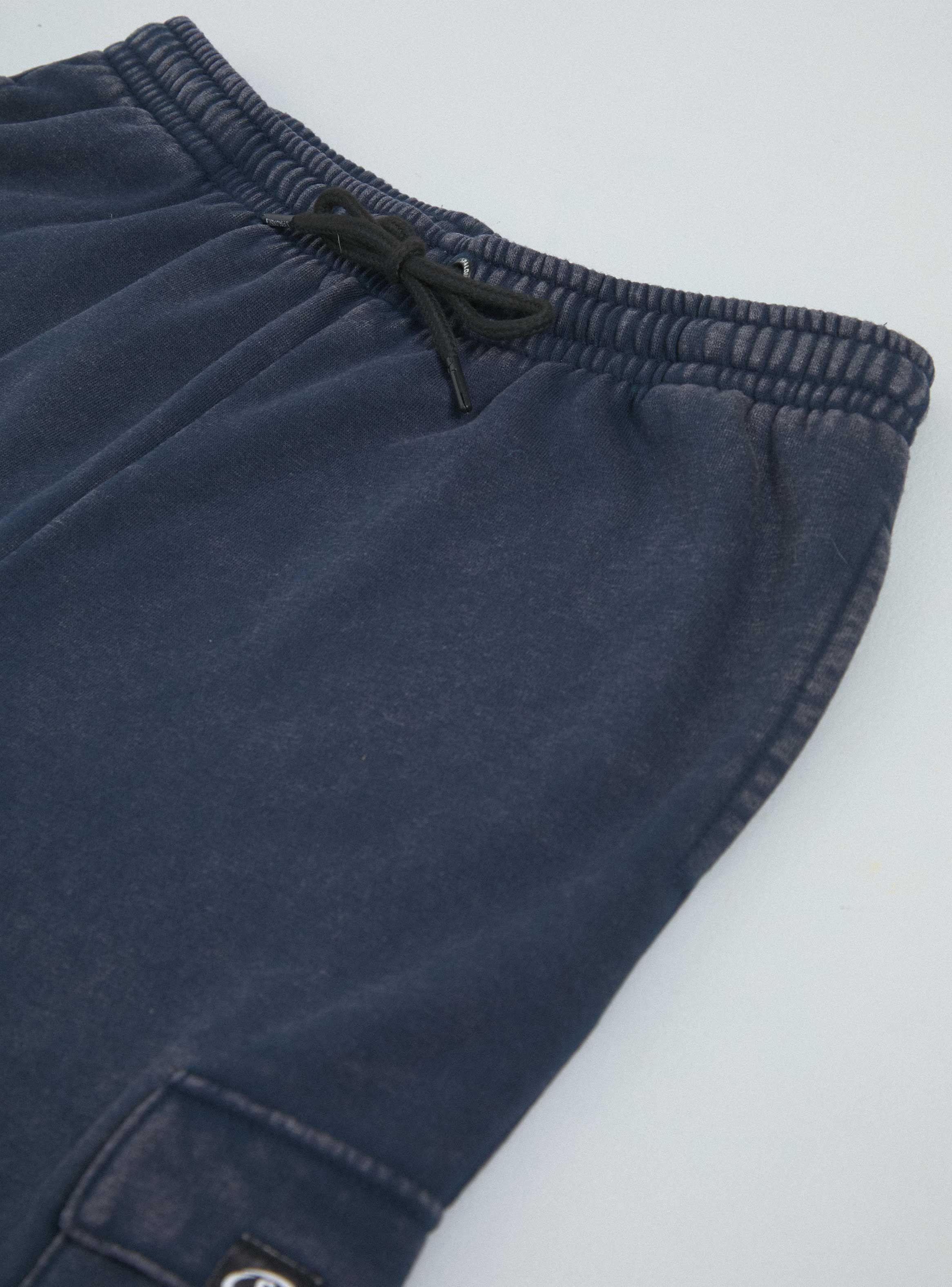 Short Bolsillos Cargo en Costados Color Desgastado-4