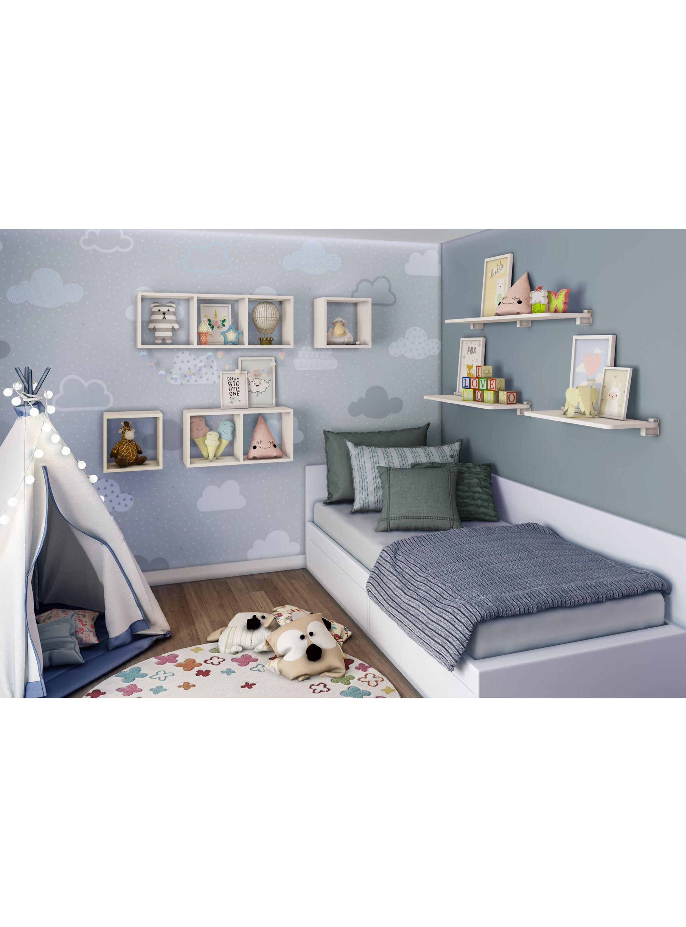 Repisas Kids 60 Blanco Pack 2 Unidades-3