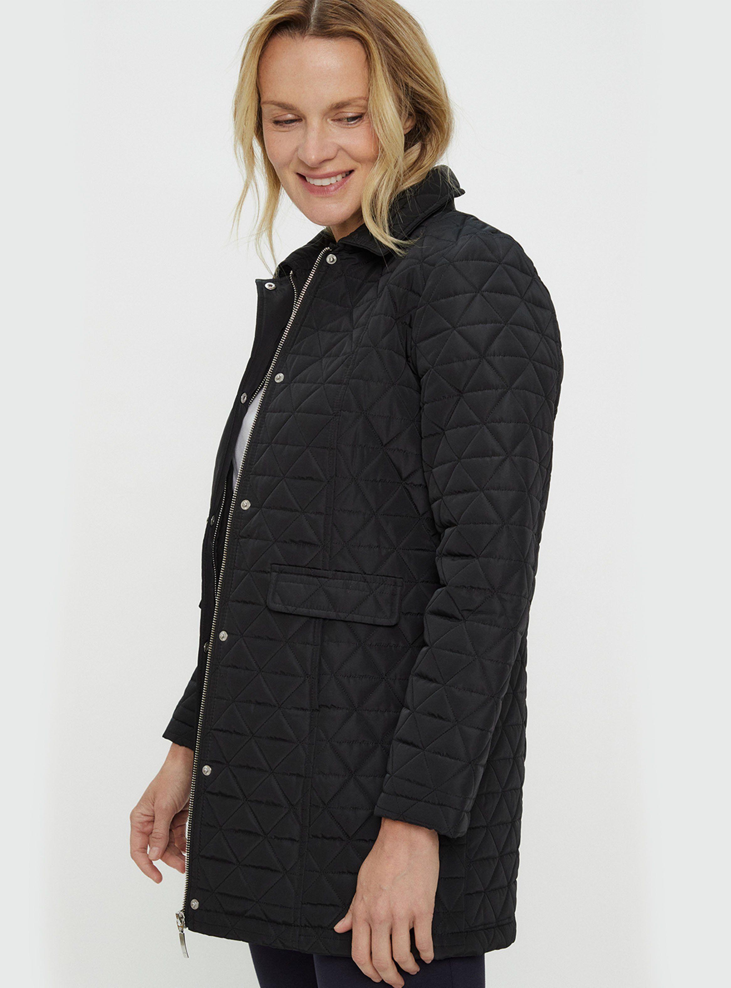 Parka Larga Básica Con Cuello Camisero-2