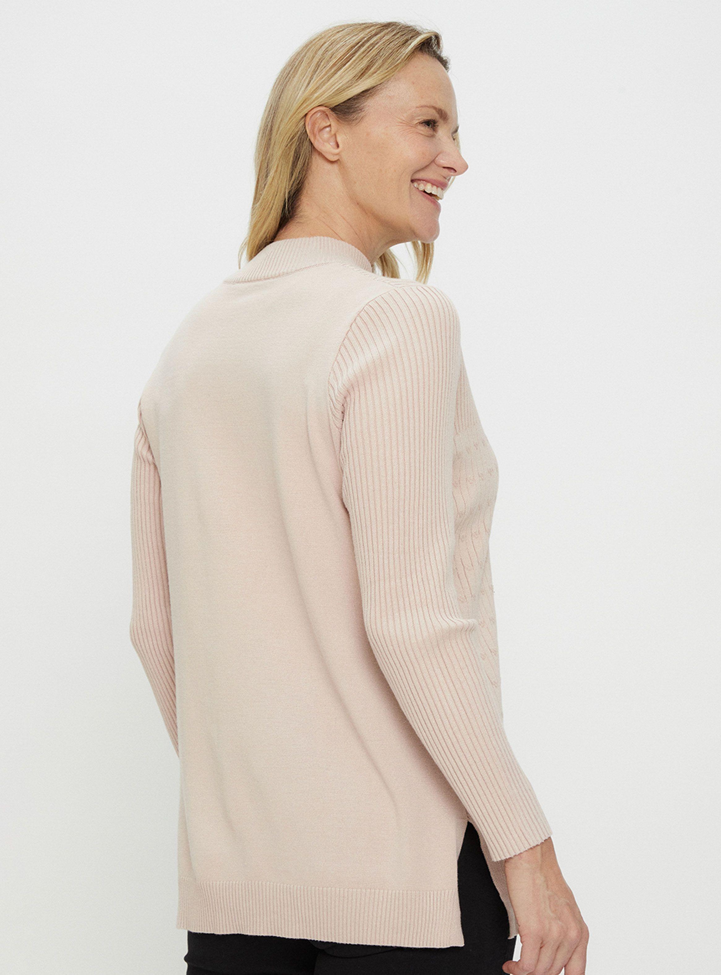 Sweater Tejido Cuello Alto Básico 01-1