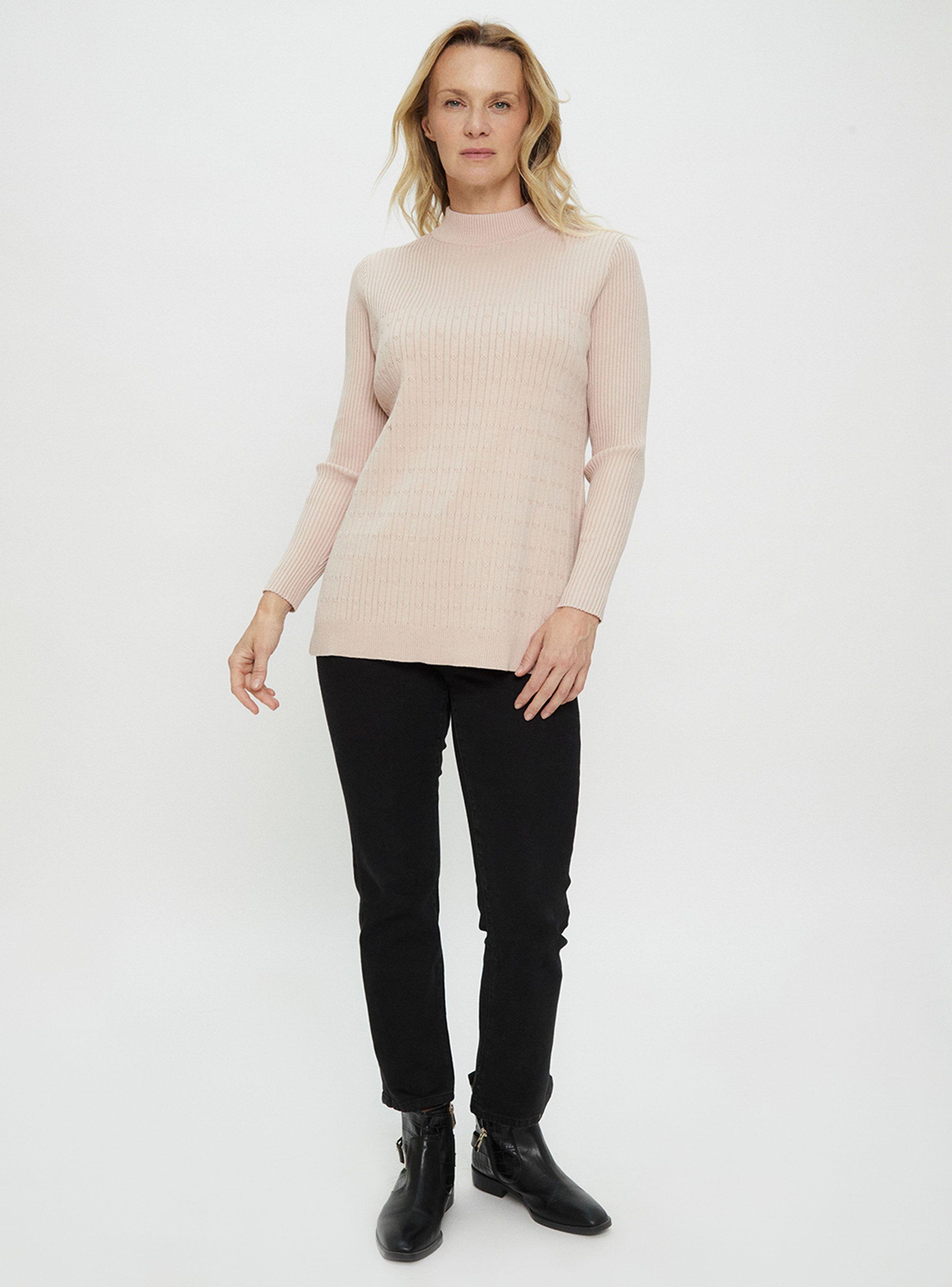 Sweater Tejido Cuello Alto Básico 01-3