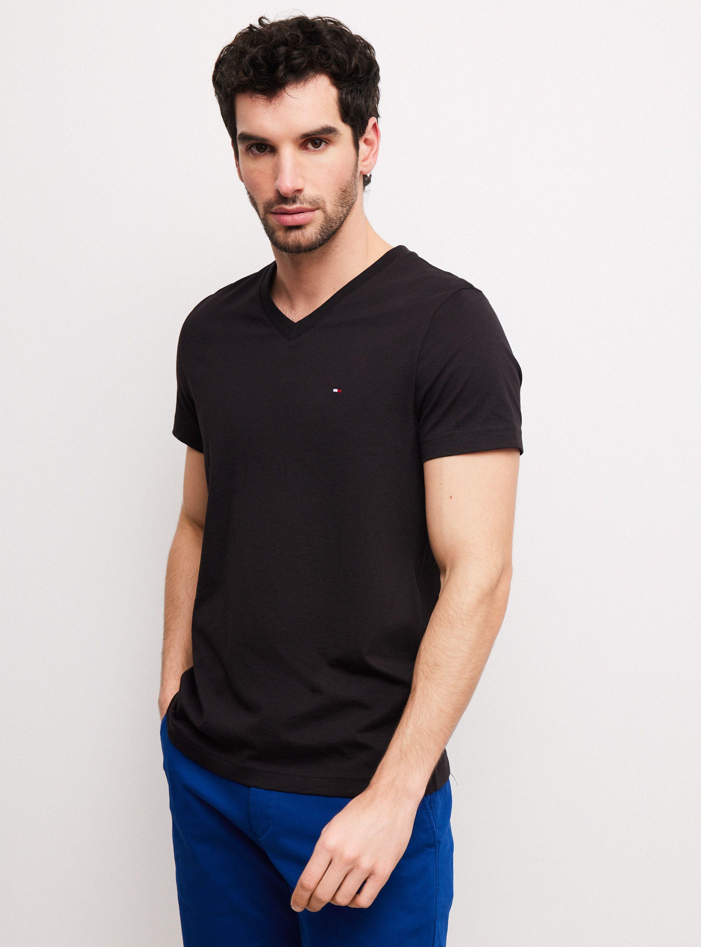 Polera Básica Cuello V-0