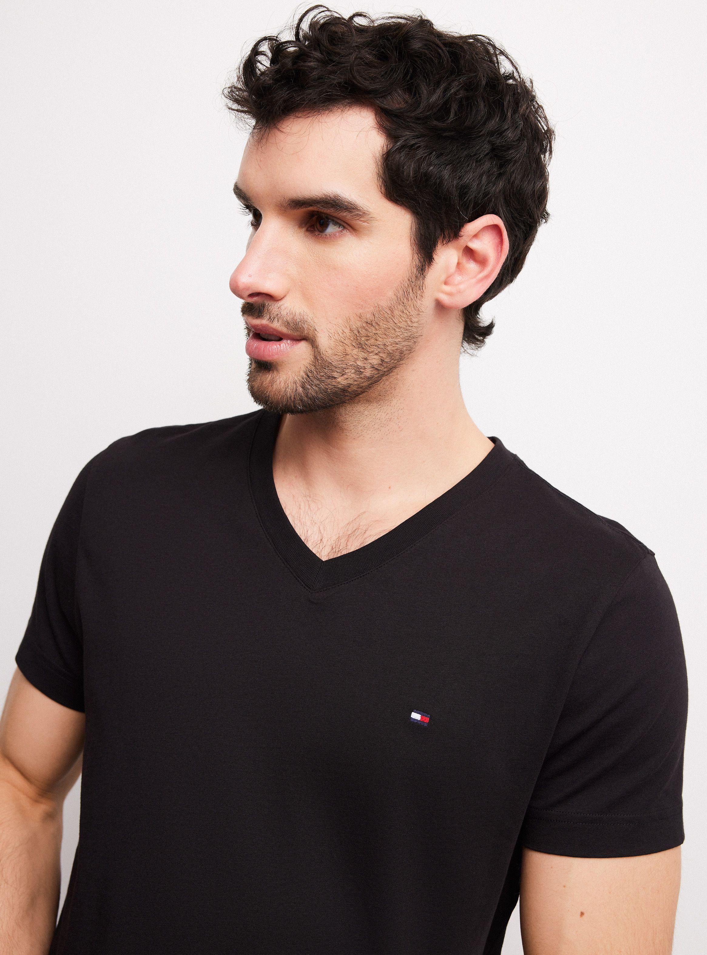 Polera Básica Cuello V-2