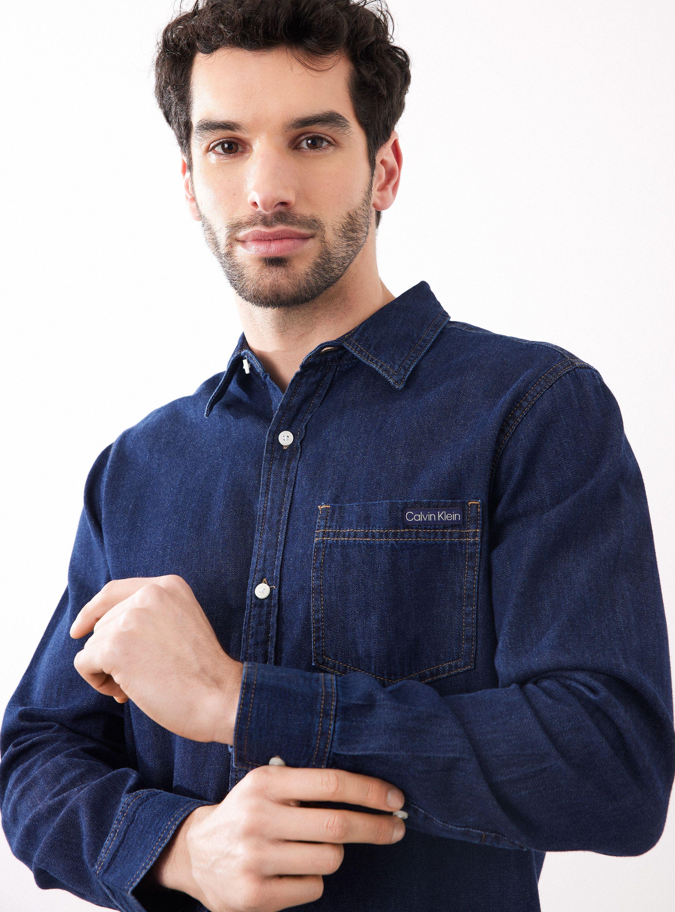 Camisa de Vestir Navy-2