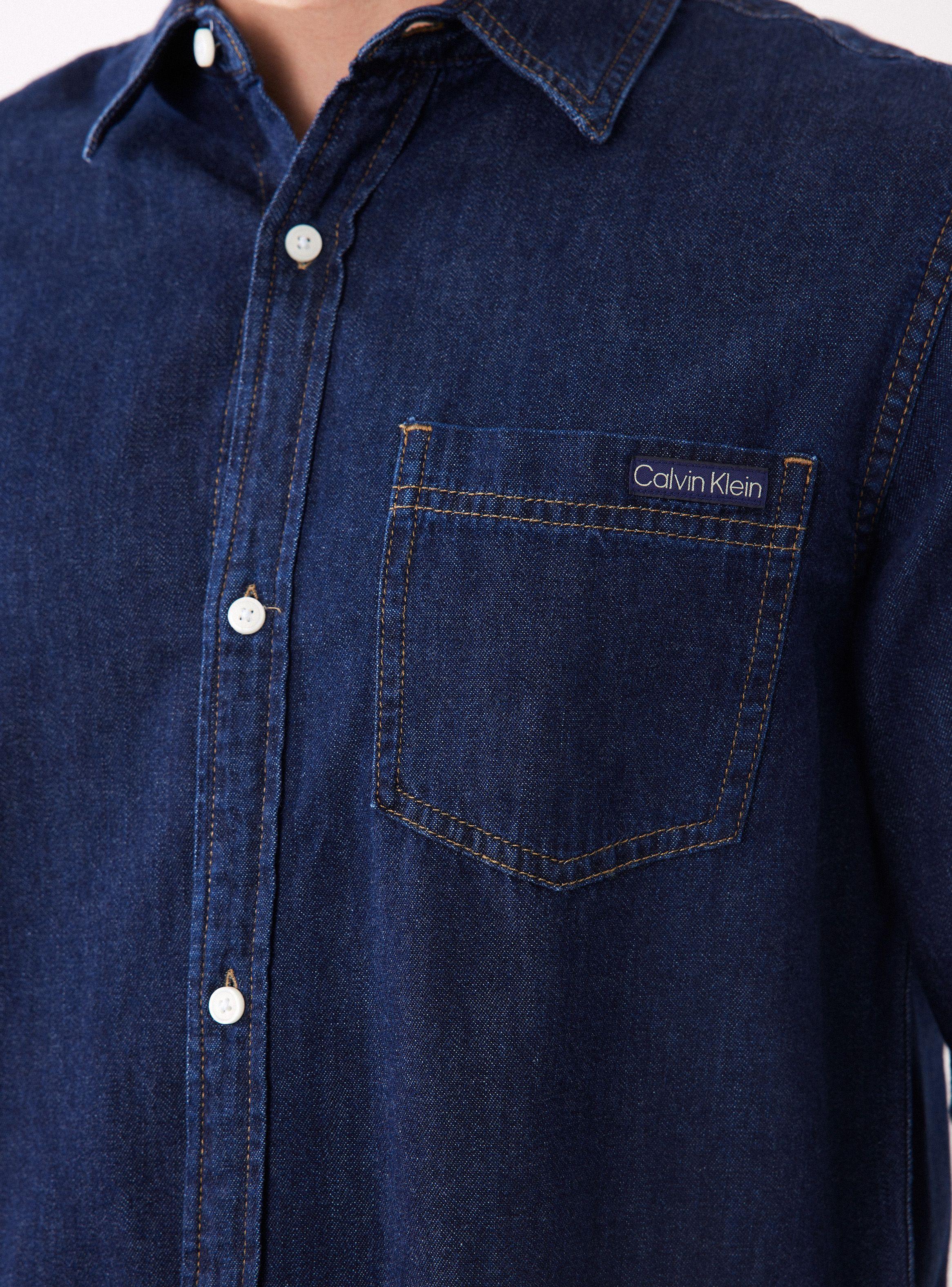 Camisa de Vestir Navy-3