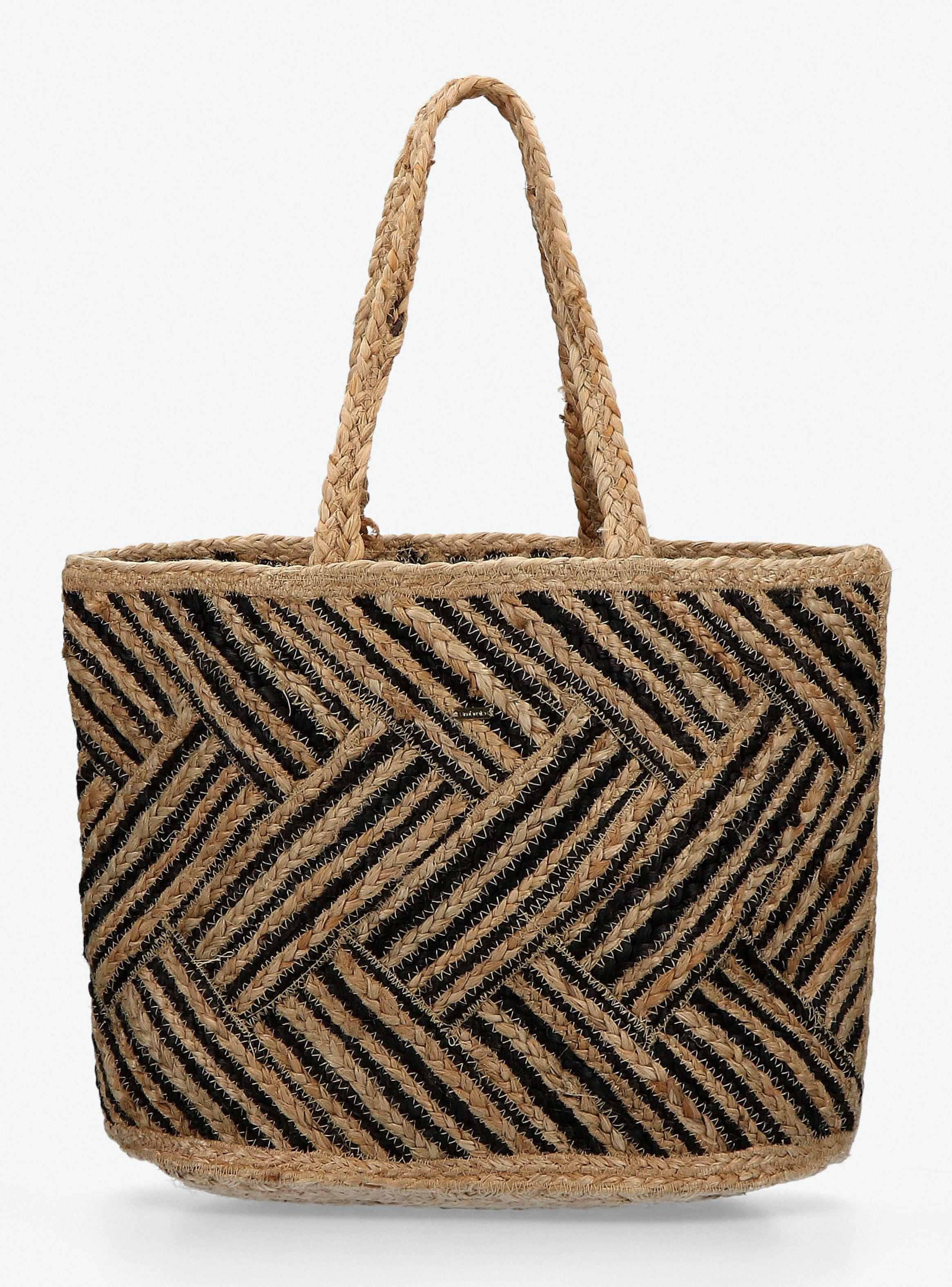 Bolso de Playa India Rafia-2