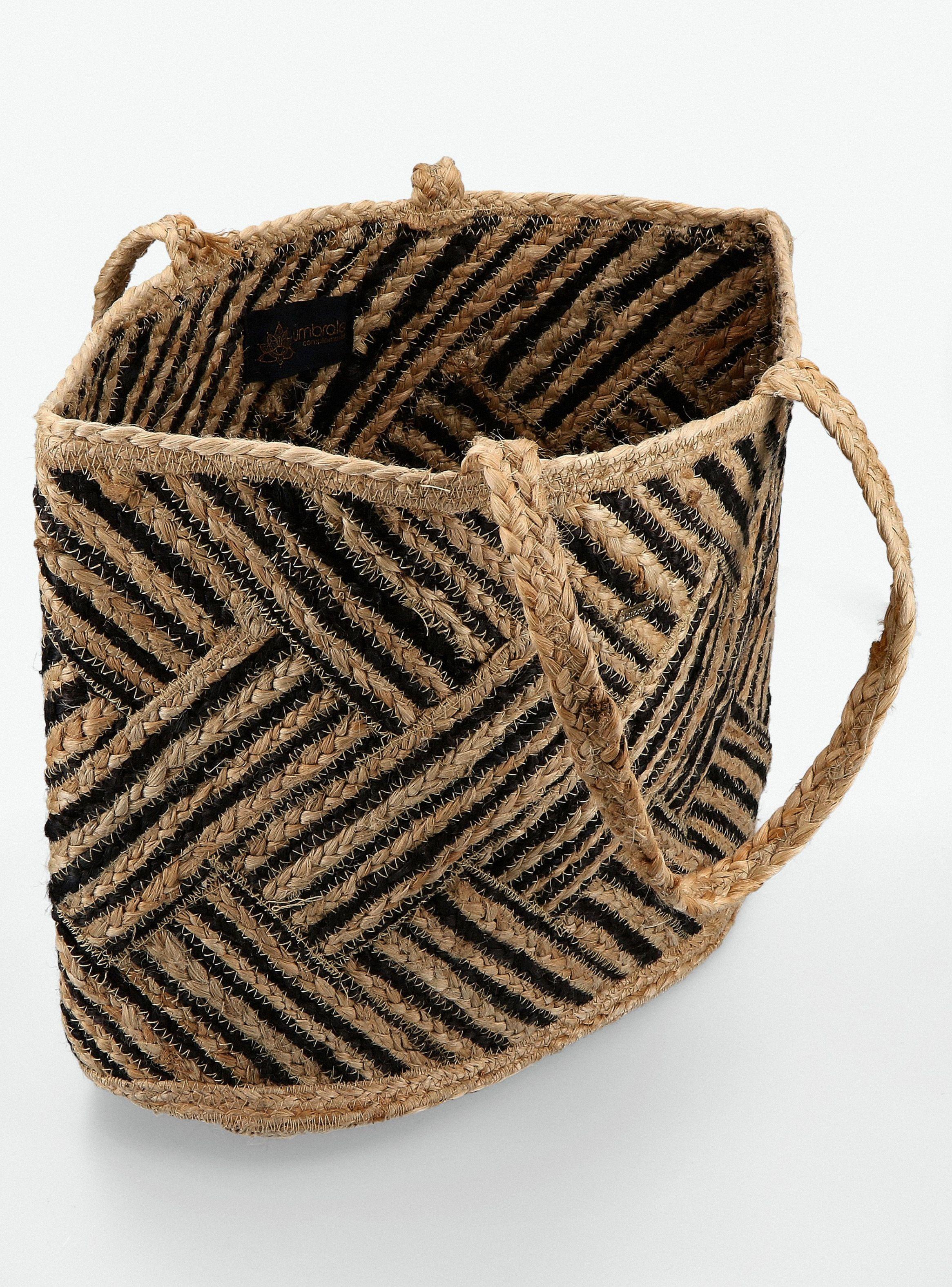 Bolso de Playa India Rafia-5