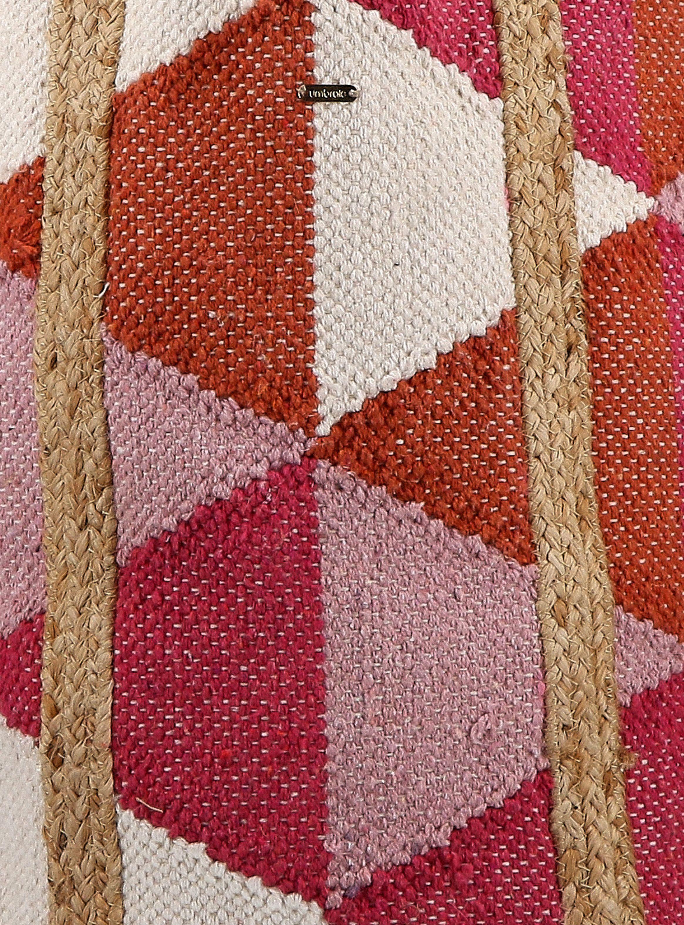 Bolso de Playa India Rafia Colores-6