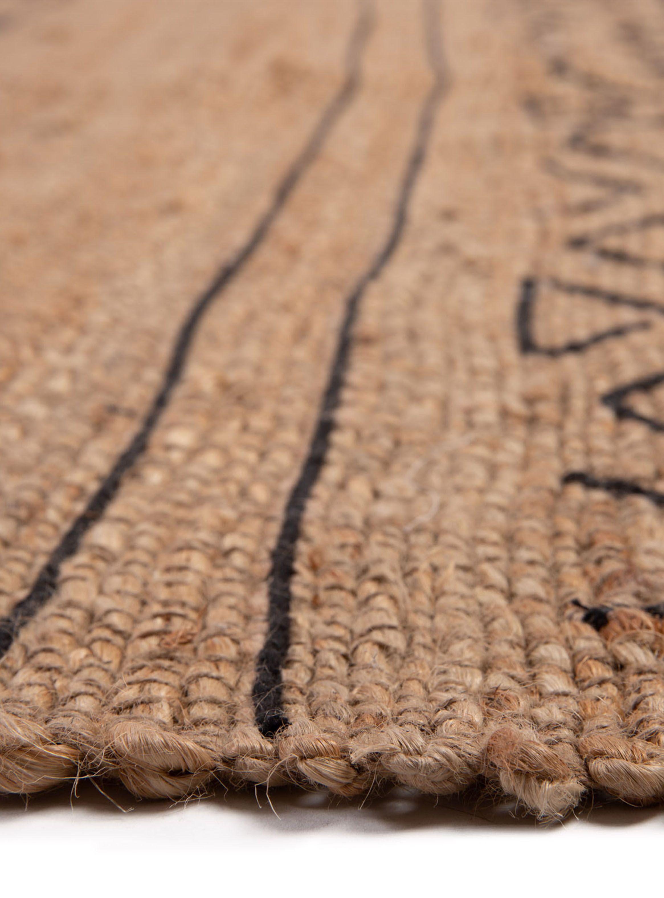 Alfombra Yute Ethnic Natural 160x230 cm-1