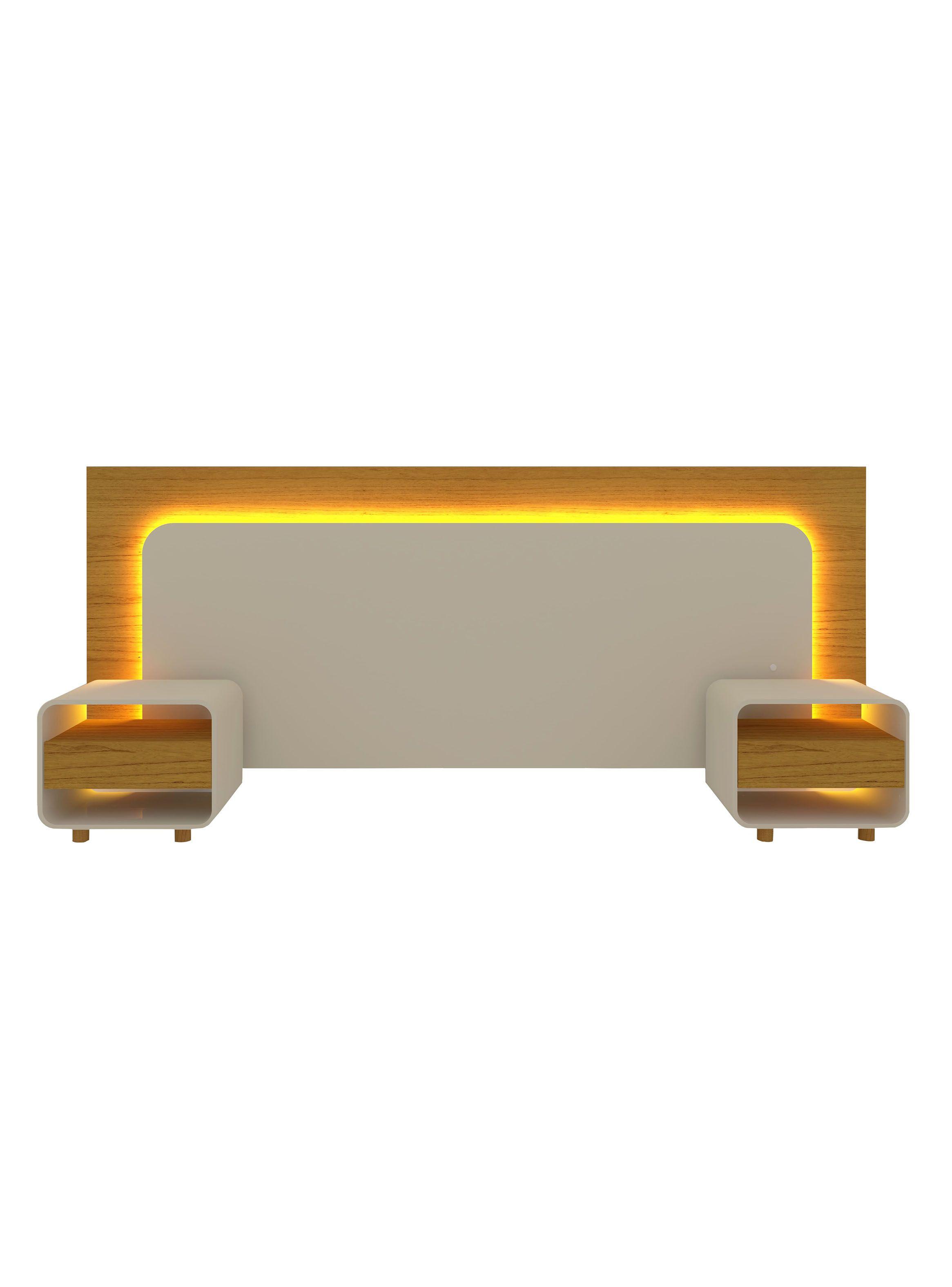 Respaldo Led + 2 Veladores Innova-0
